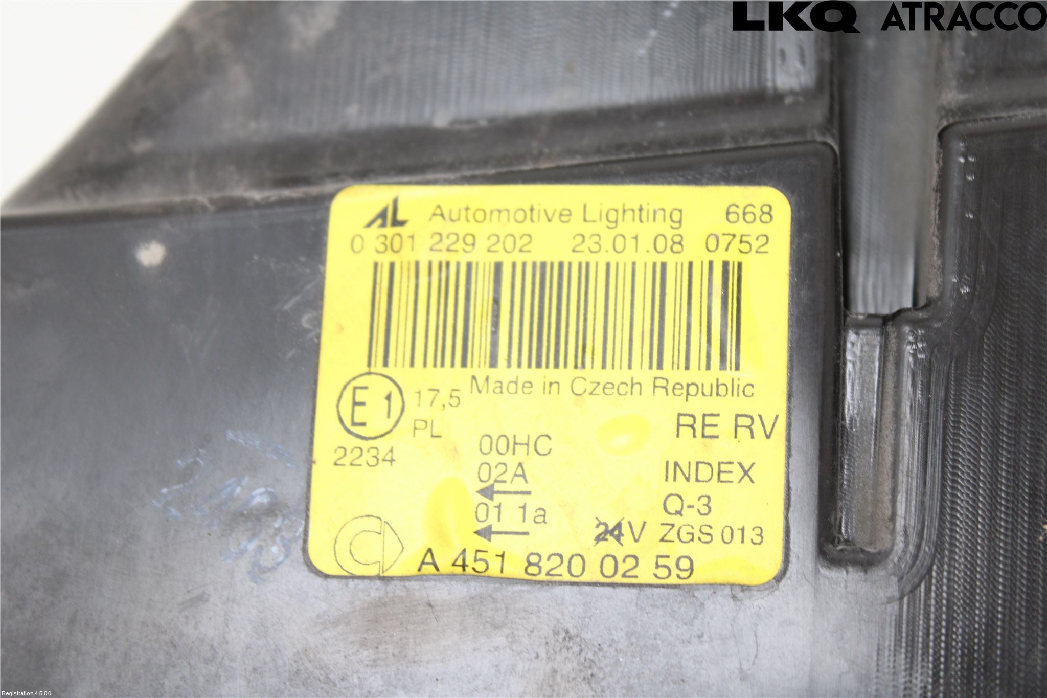 Smart FORTWO I 99-07 Strålkastare Höger