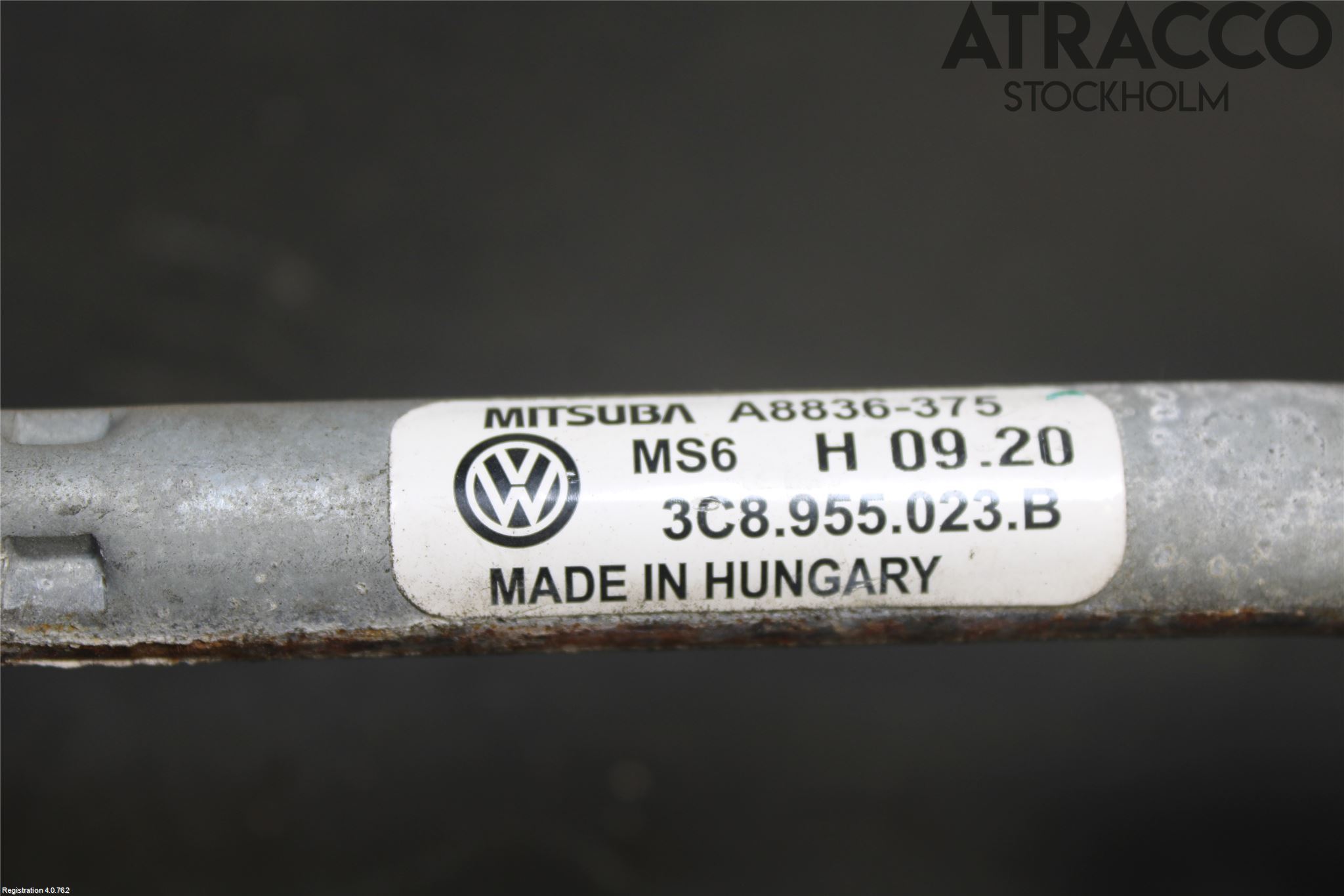 Volkswagen VW PASSAT CC 08-16 Torkarmekanism Vindruta