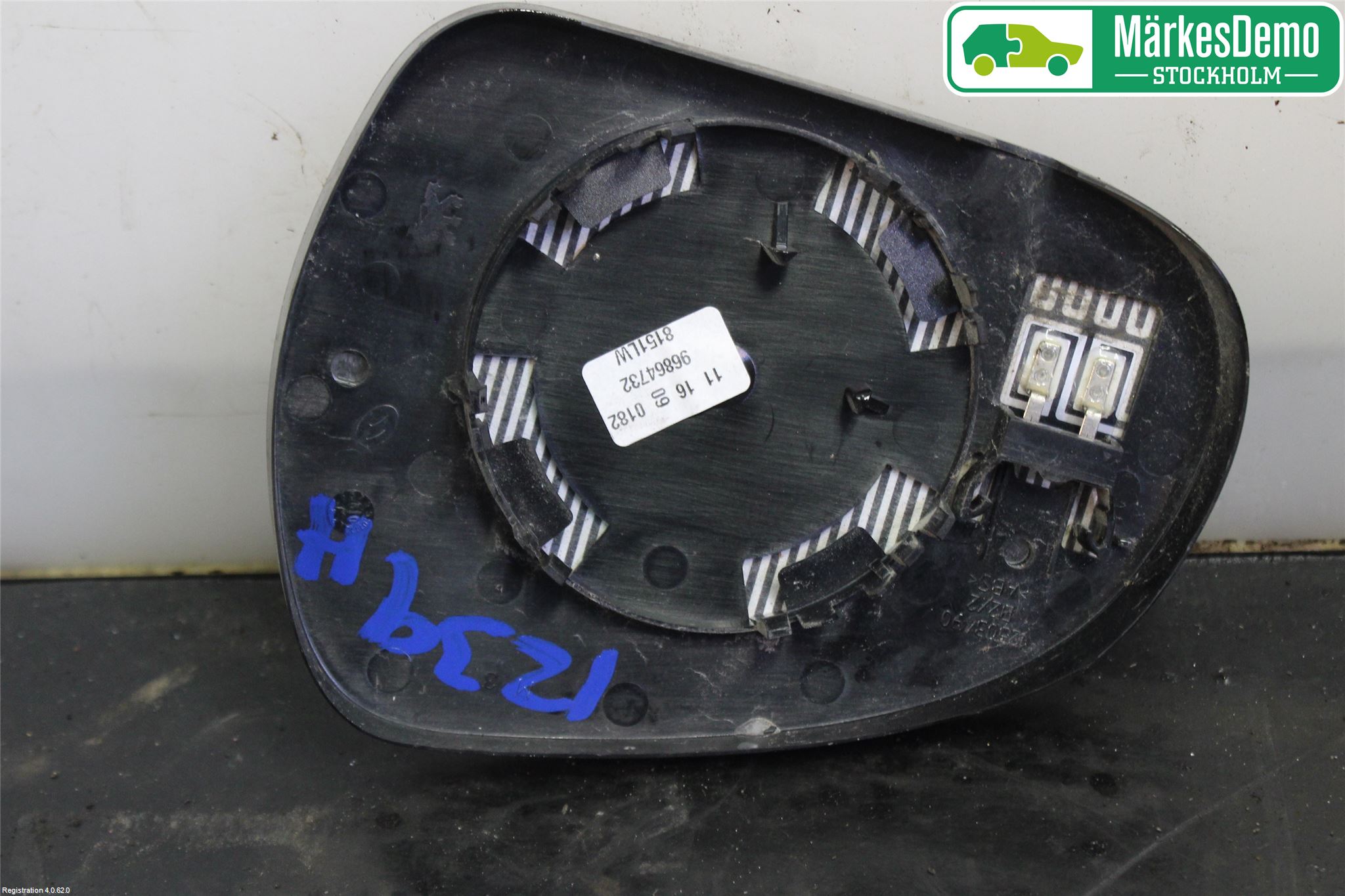 Audi A6/S6     97-05 Spegelglas Hö