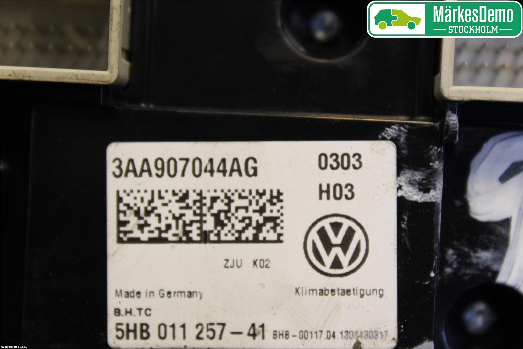 Volkswagen VW PASSAT CC 08-16 Ac Styrenhet Ac Manöveren