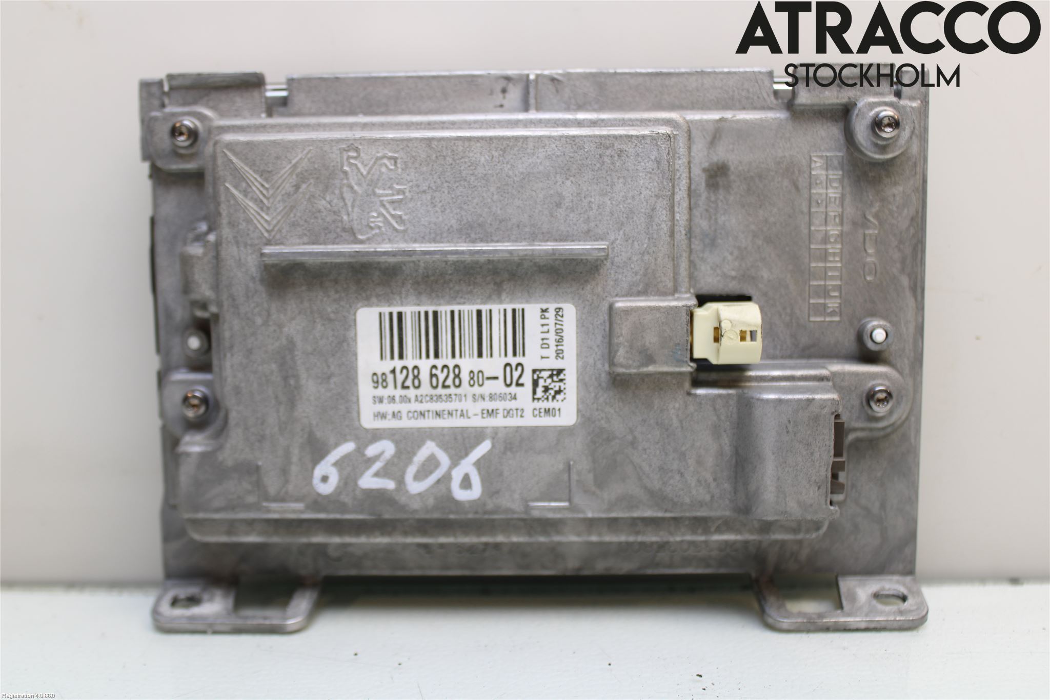 Peugeot PEUGOT 208 16-19 Multifunktionsdisplay