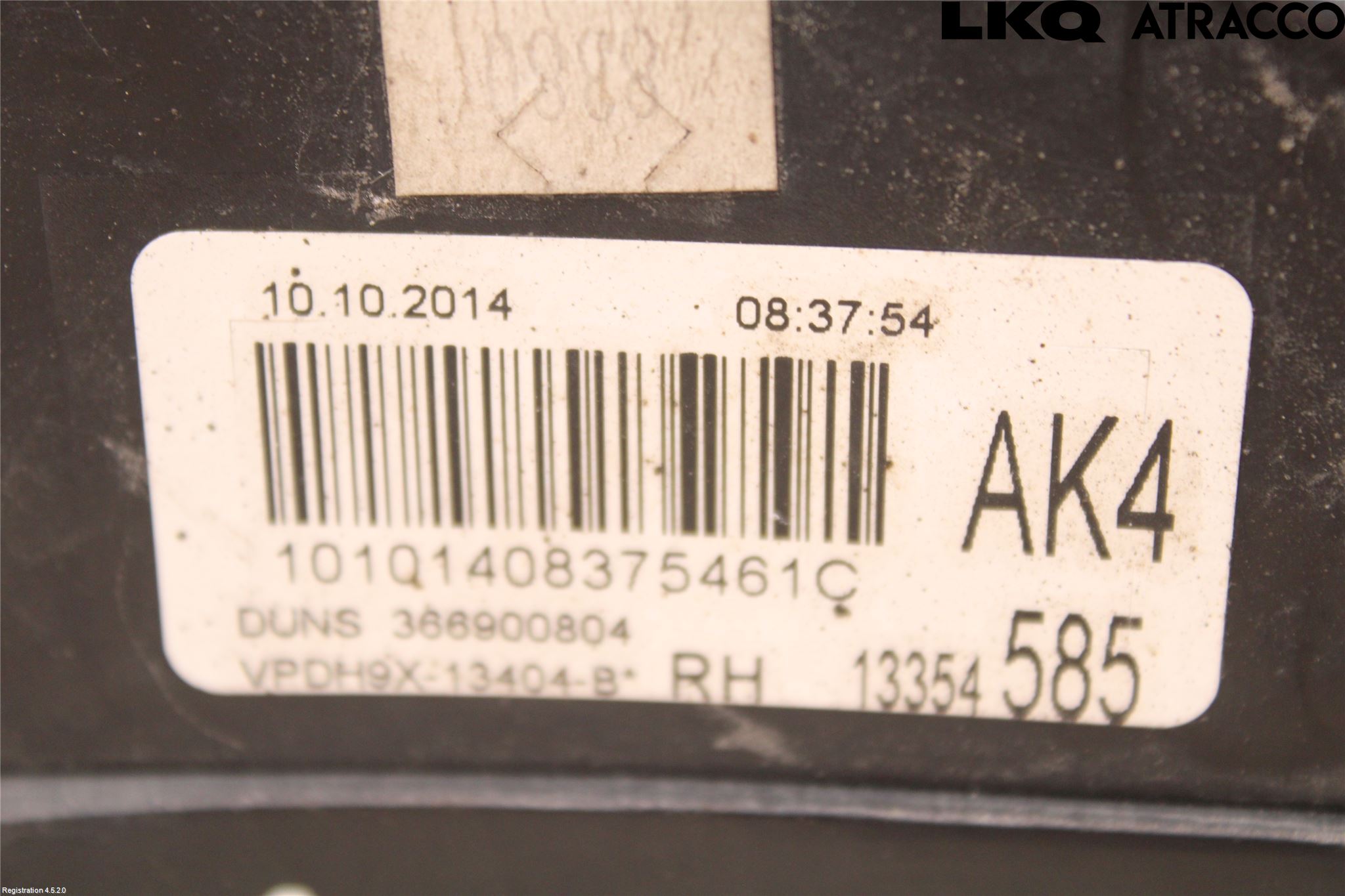 Opel ADAM 13-20 Bakljus Höger