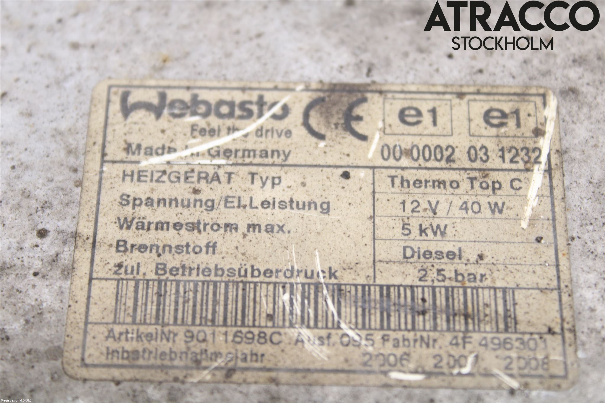 Citroen JUMPER 07-13 Dieselvärmare