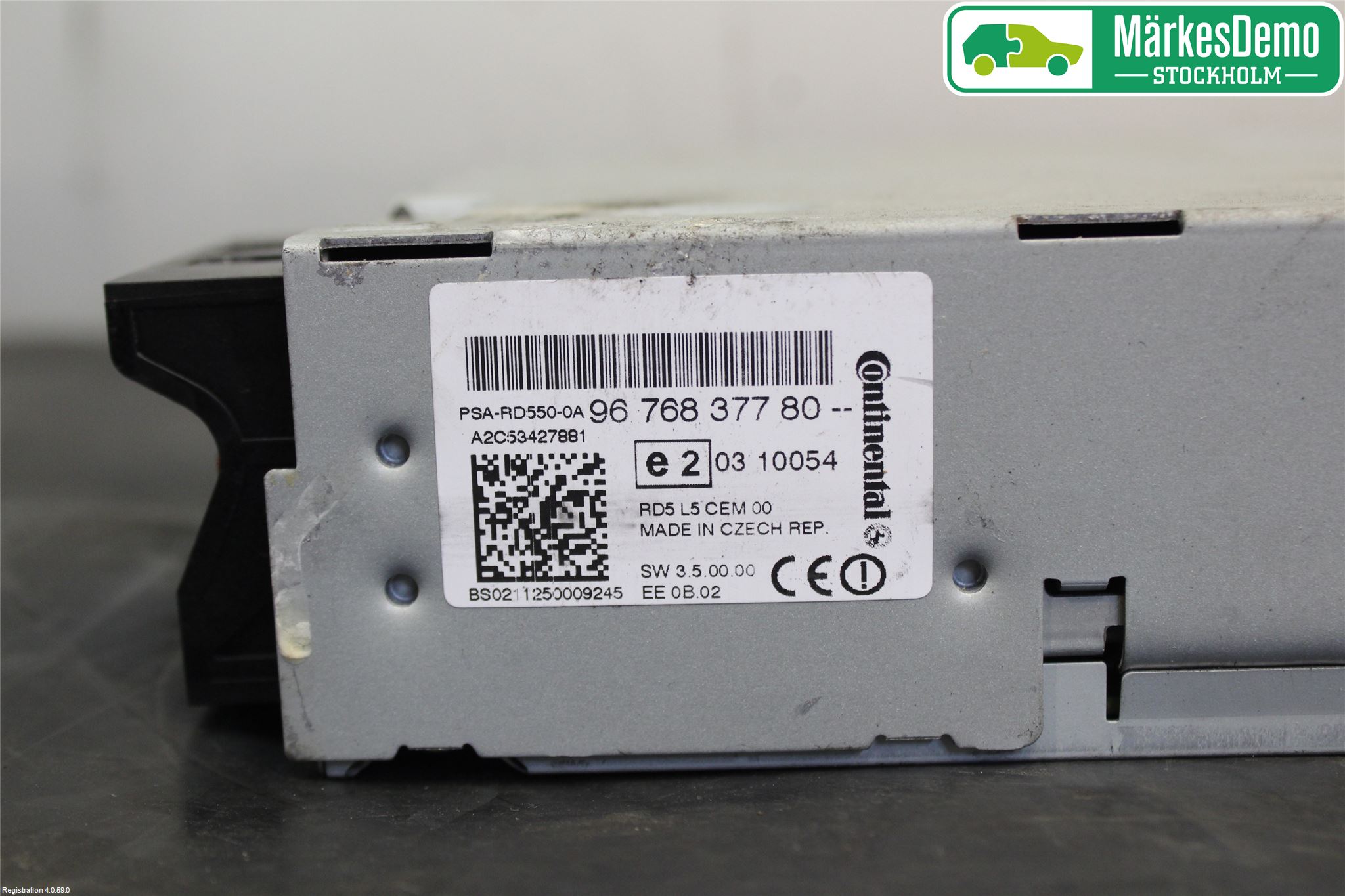 Peugeot 508 11-18 Cd Radio - Multimediapanel