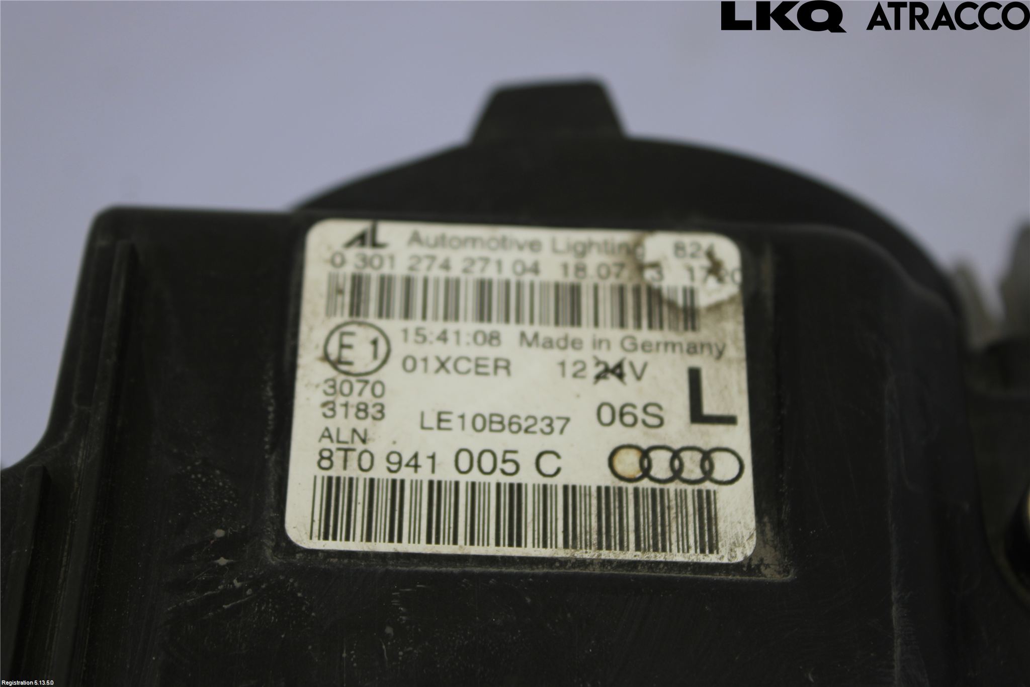 Audi A5 07-16 Strålkastare Vänster