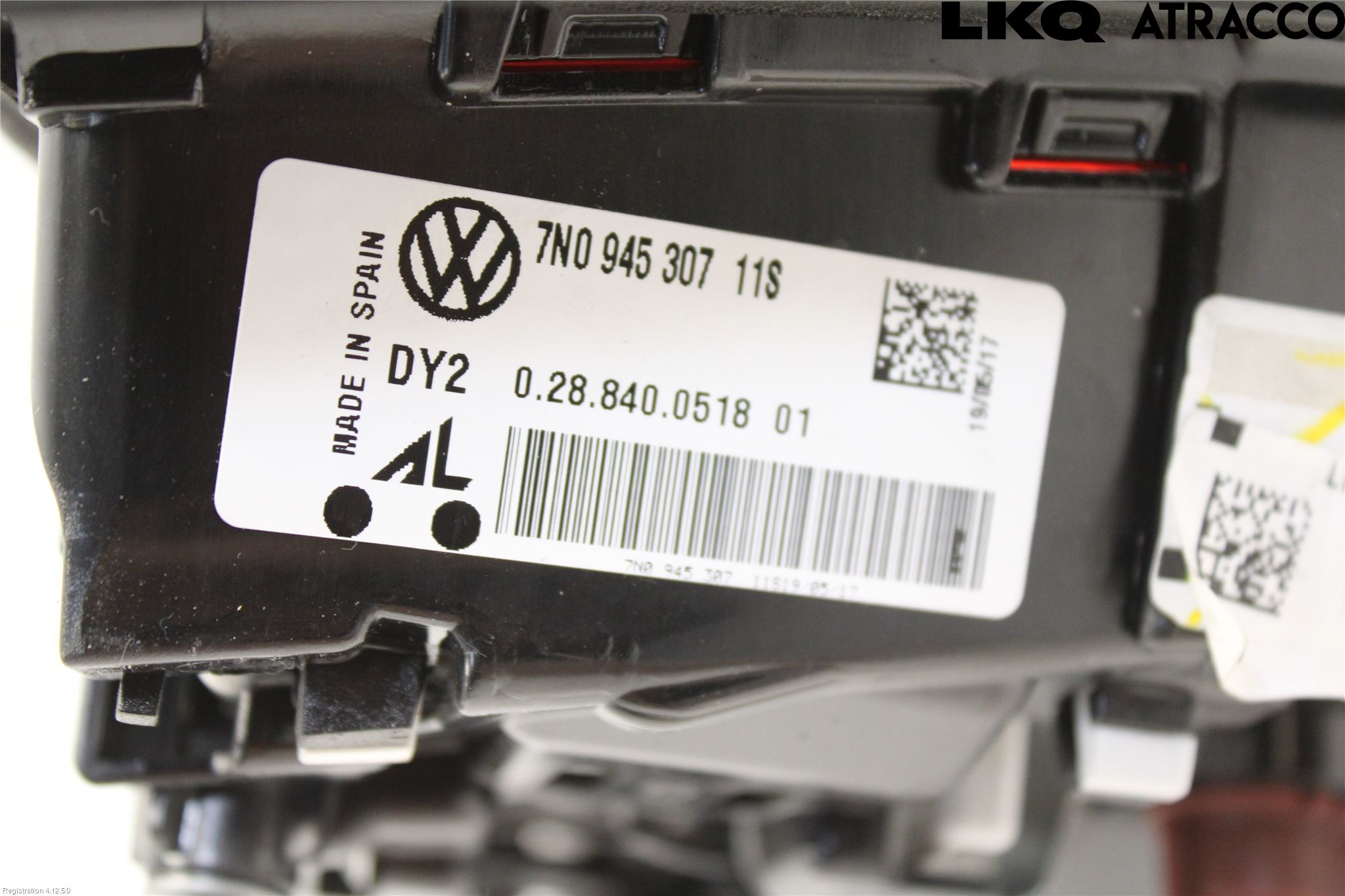 Volkswagen VW SHARAN 11- Bakljus Lucka Vä
