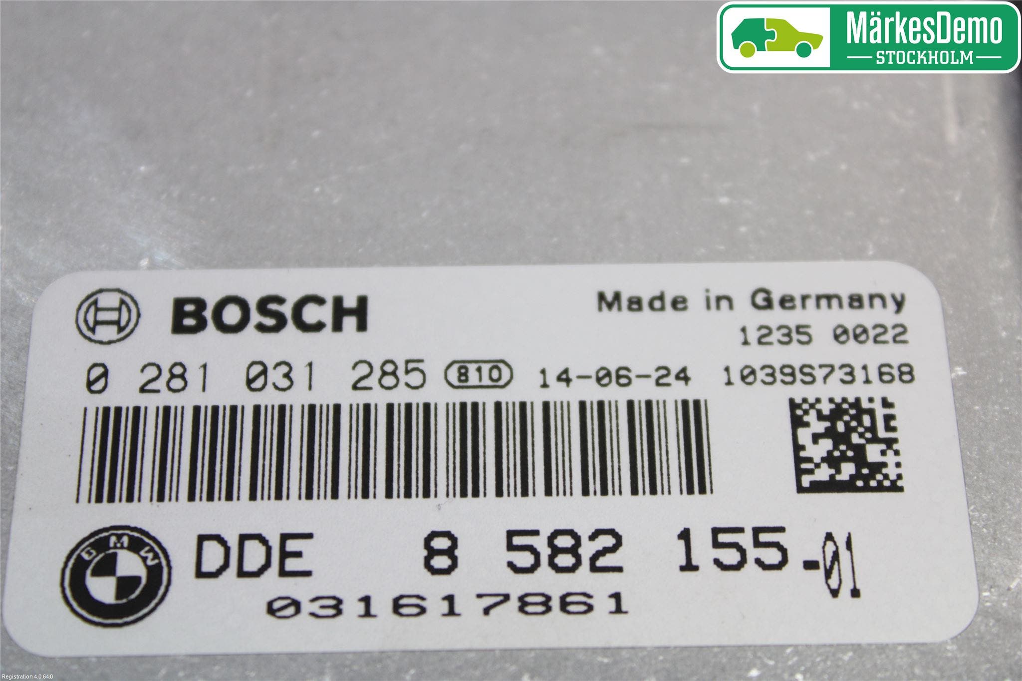 BMW 4 F32/F33/F82/F83 13-20 Styrenhet Insprut Bensin