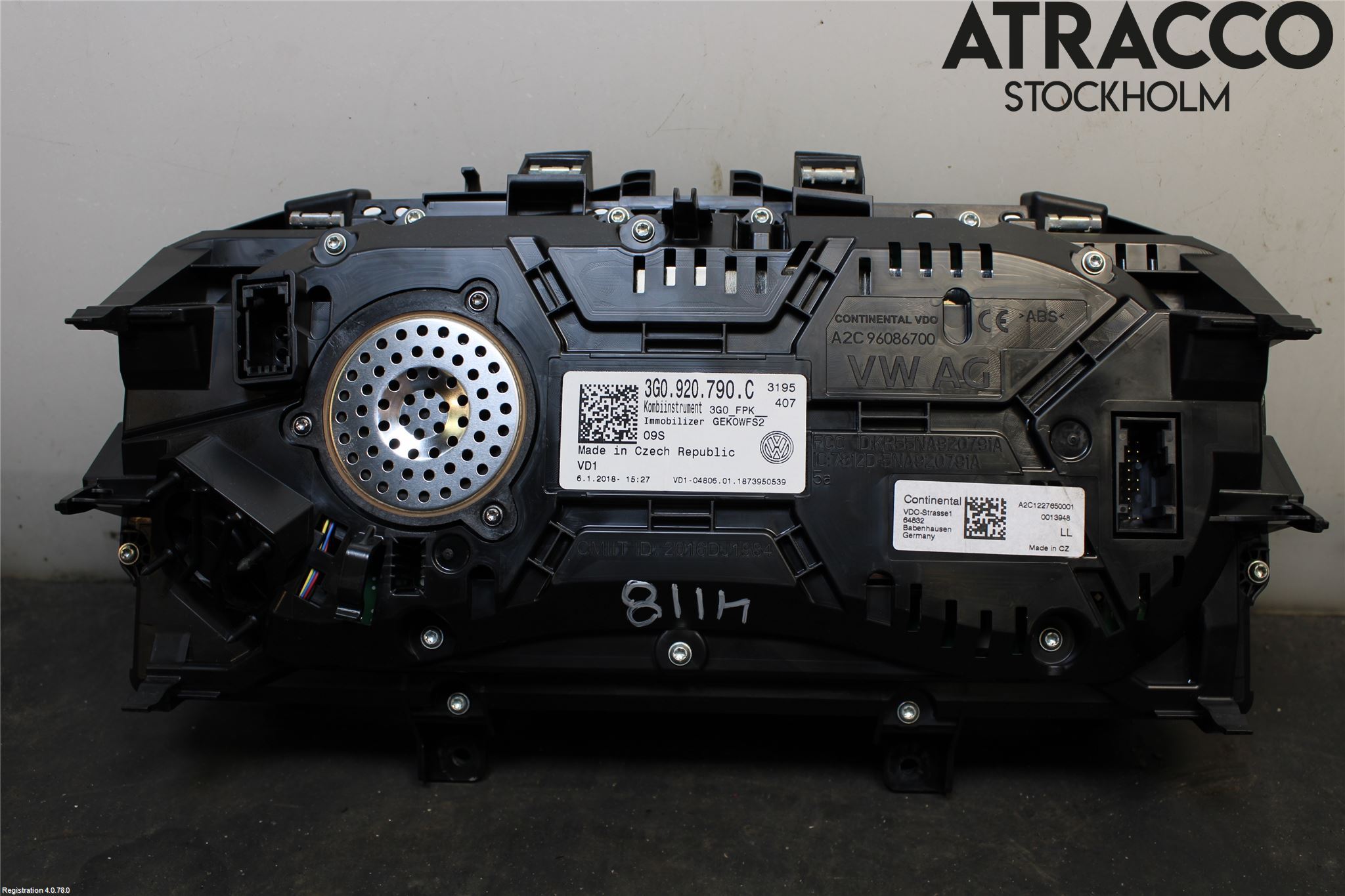 Volkswagen VW PASSAT 15-19 Instrument Komb