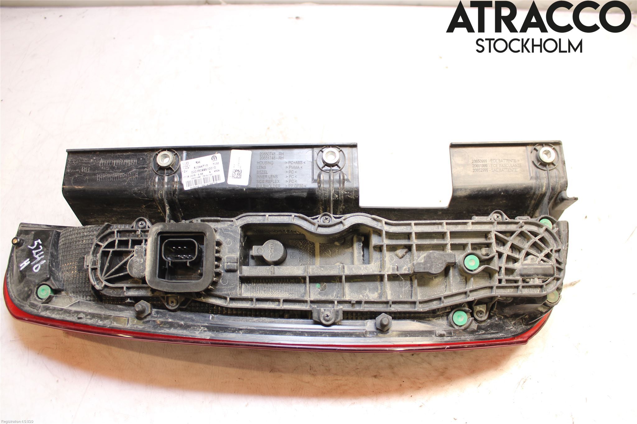 Fiat DOBLO CARGO Bakljus Höger