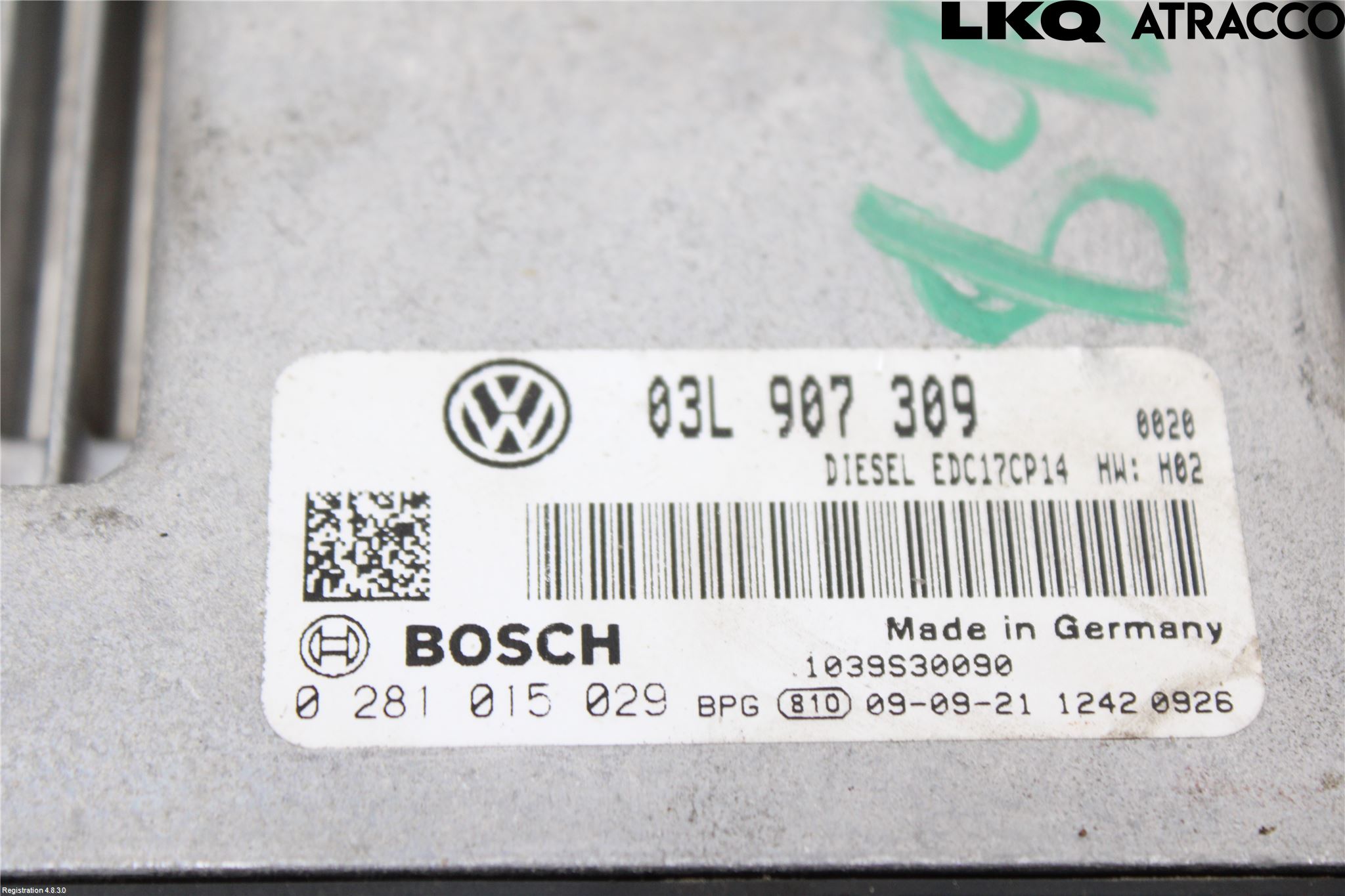Volkswagen VW PASSAT 05-11 Styrenhet Inspump Diesel