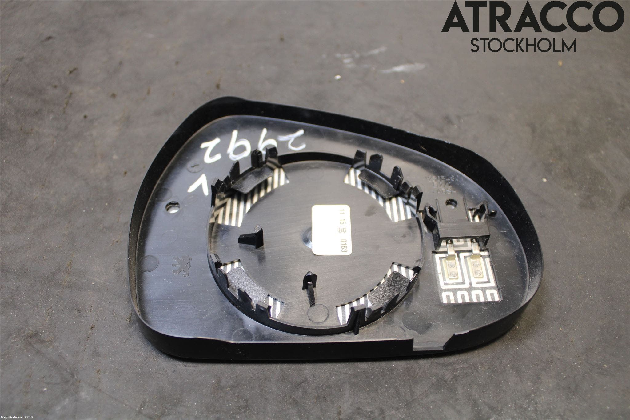 Peugeot 308 08-13 Spegelglas Vä