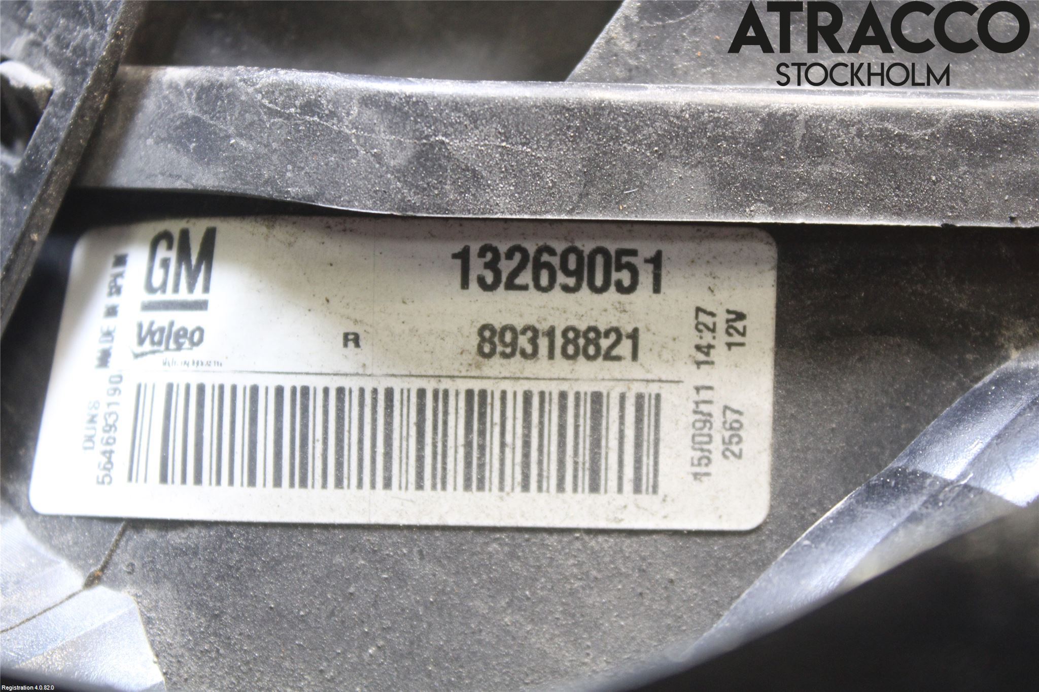 Opel CORSA D 07-14 Bakljus Höger