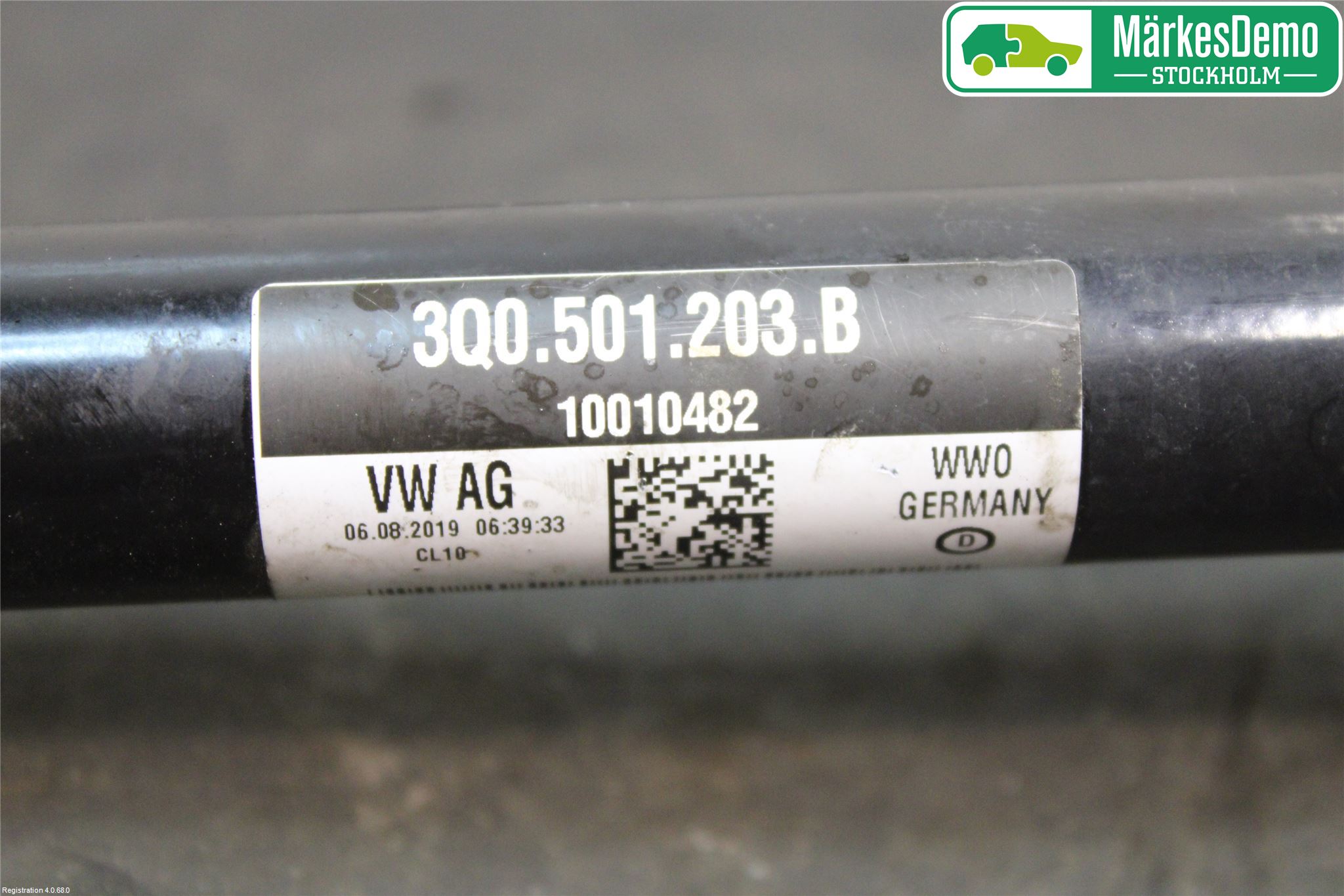 Skoda KODIAQ 17-24 Drivaxel Bak Vänster