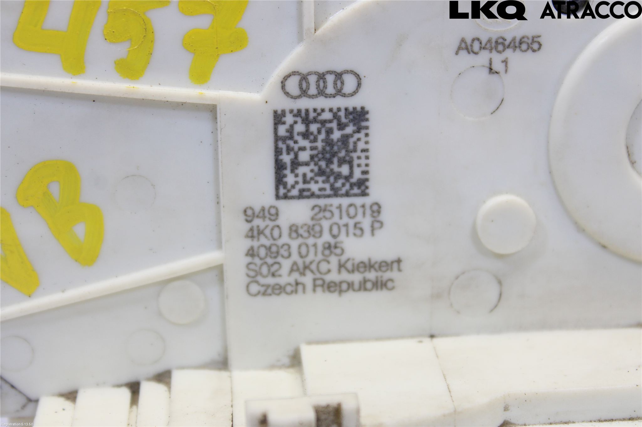 Audi E-TRON, S GE 19- Låskista-Dörrlås