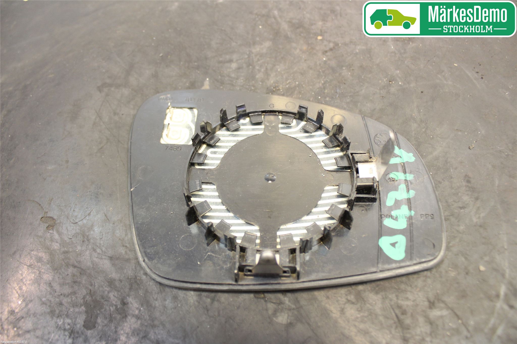 Skoda FABIA 07-14 Spegelglas Vä