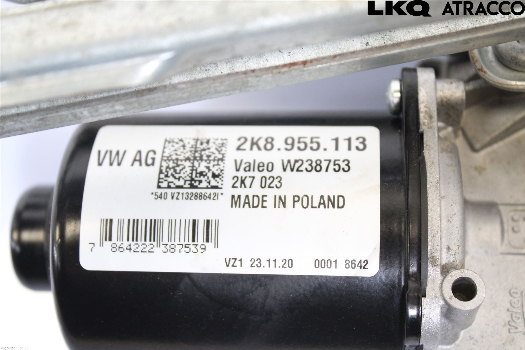 Volkswagen VW CADDY 21- Torkarmotor Vindruta