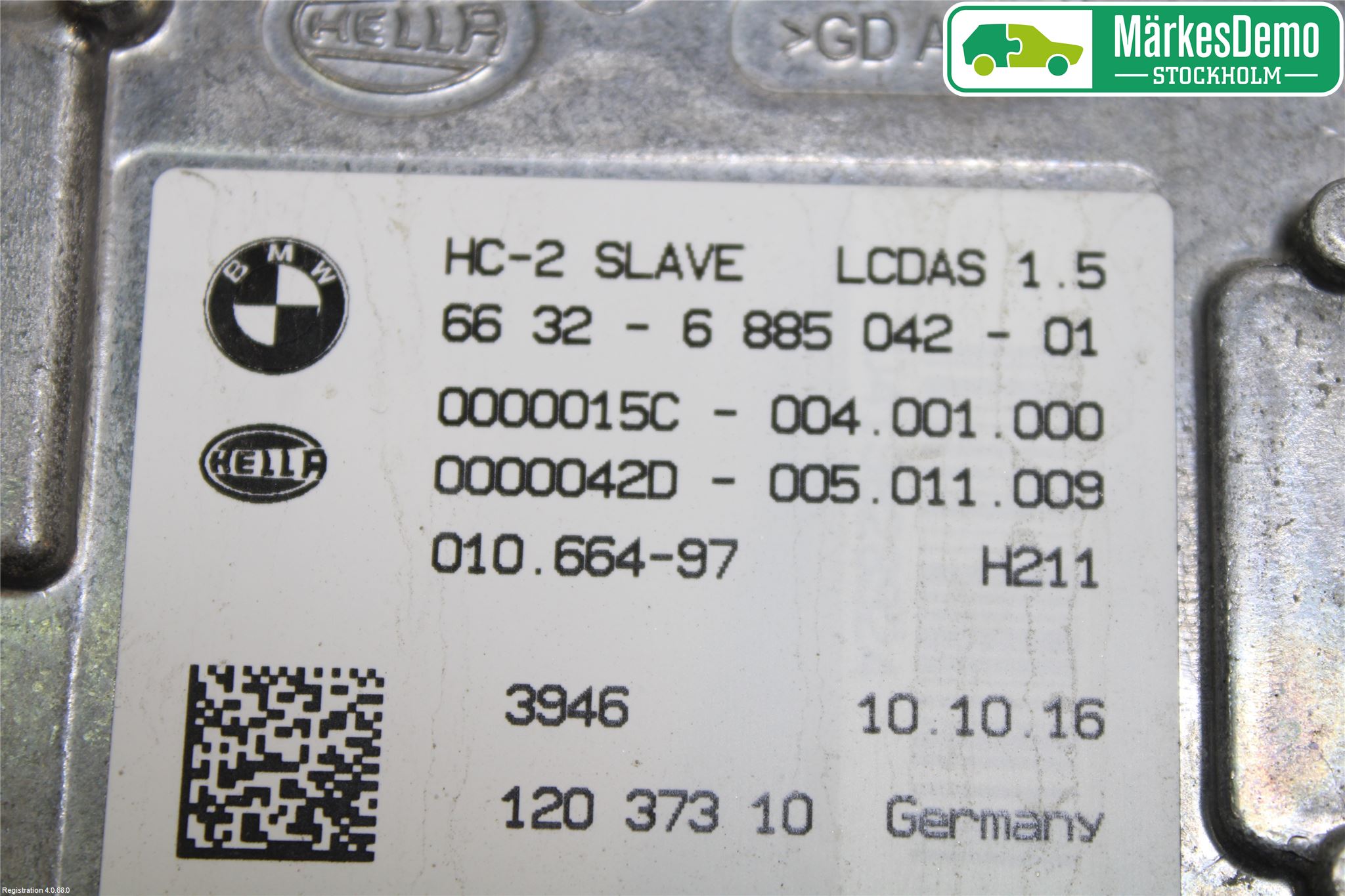 BMW 5 F10/F11/F18 09-17 Sensor Aktivt Kollisionsskydd