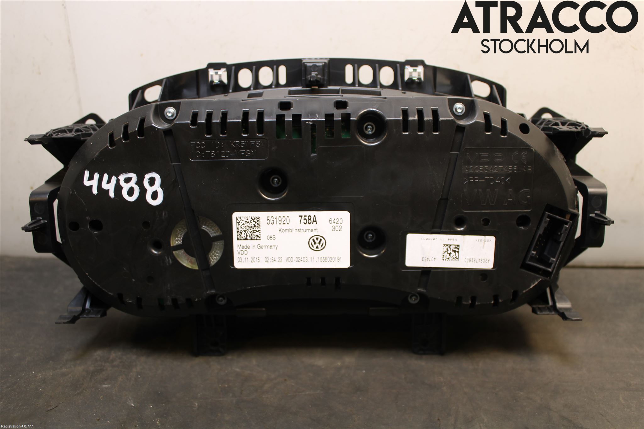Volkswagen VW GOLF / E-GOLF VII 13-20 Instrument Komb