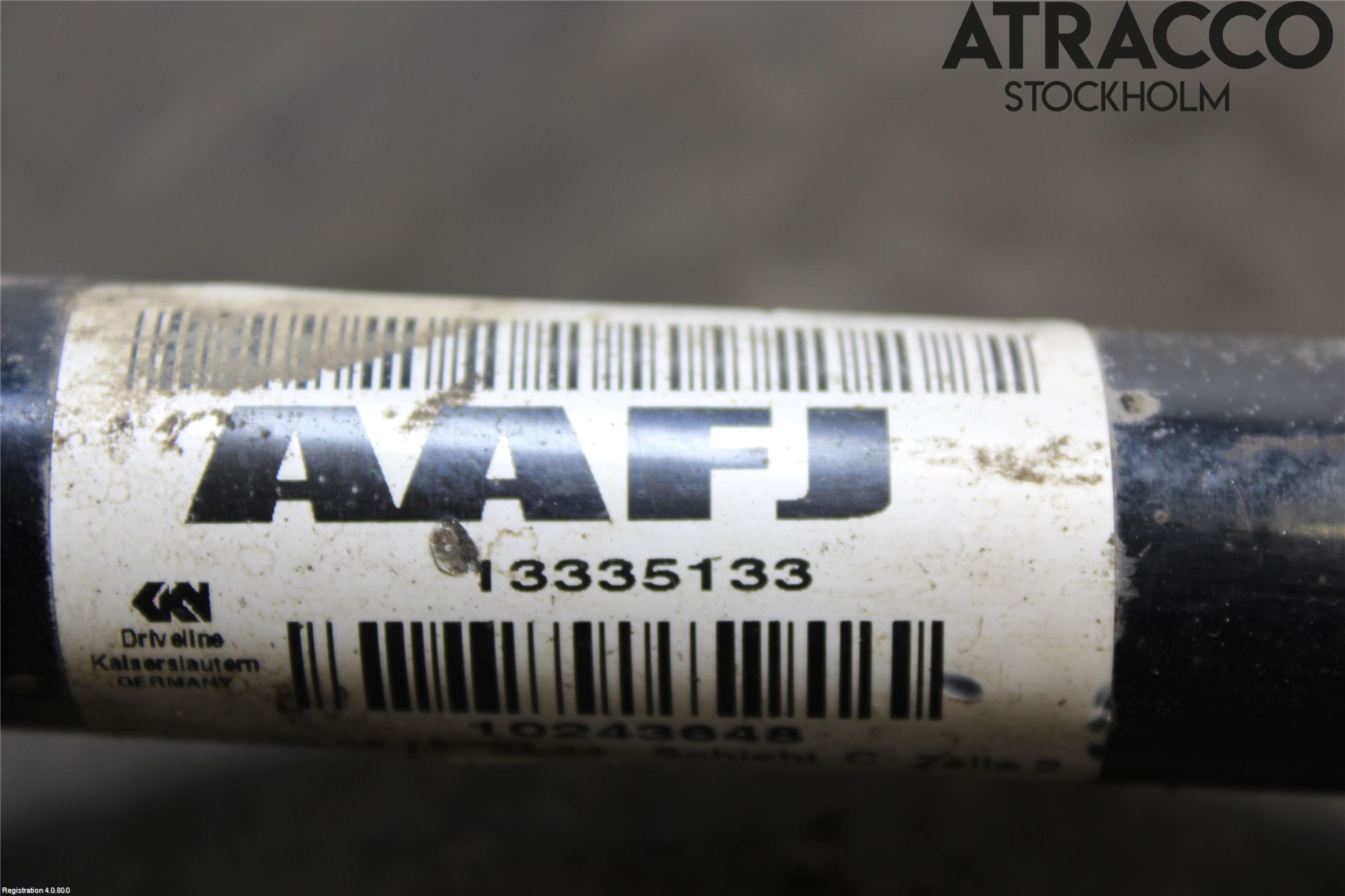 Opel ASTRA J 10-15 Drivaxel Fram Vänster