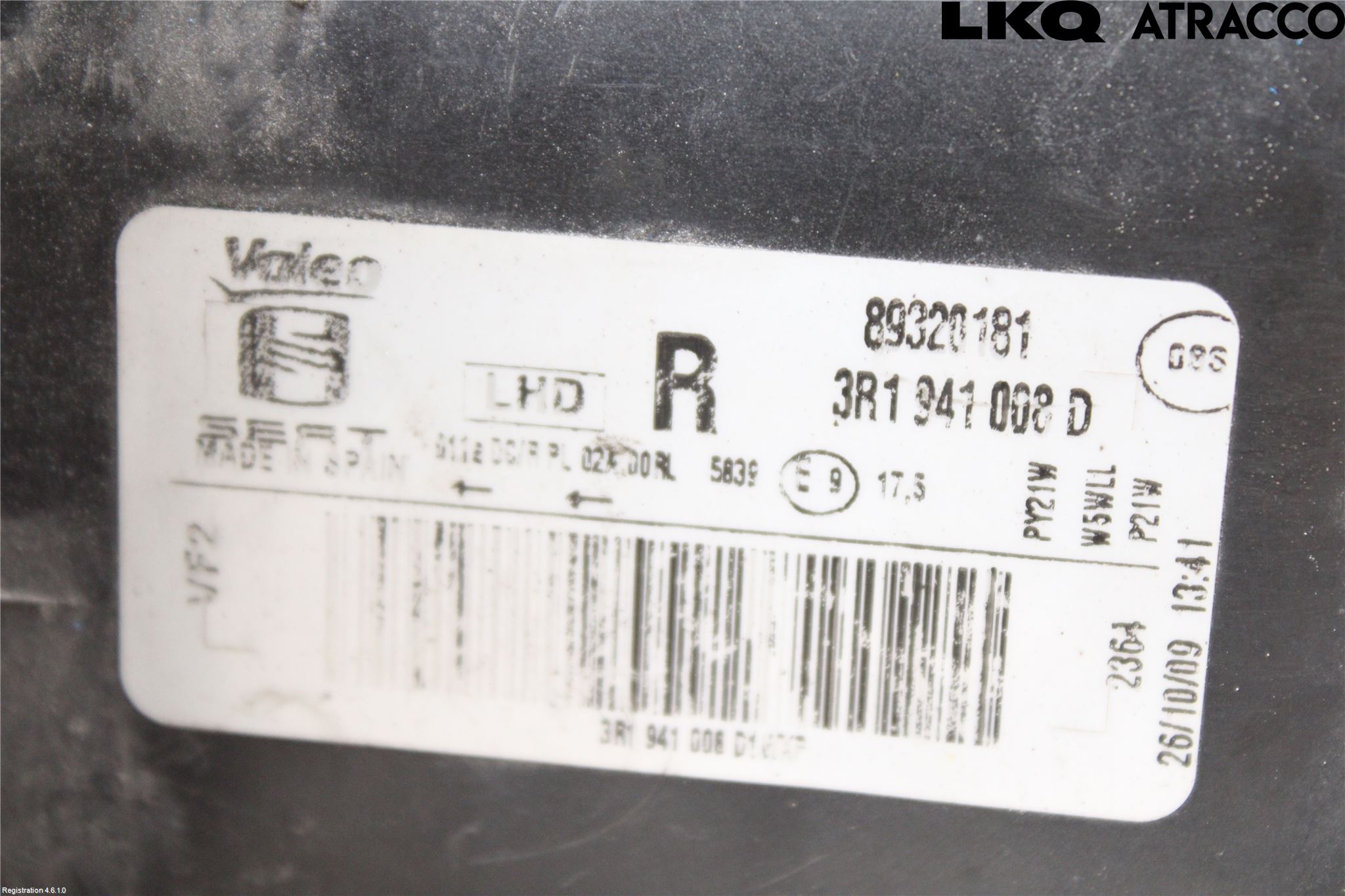 Seat EXEO Strålkastare Vänster