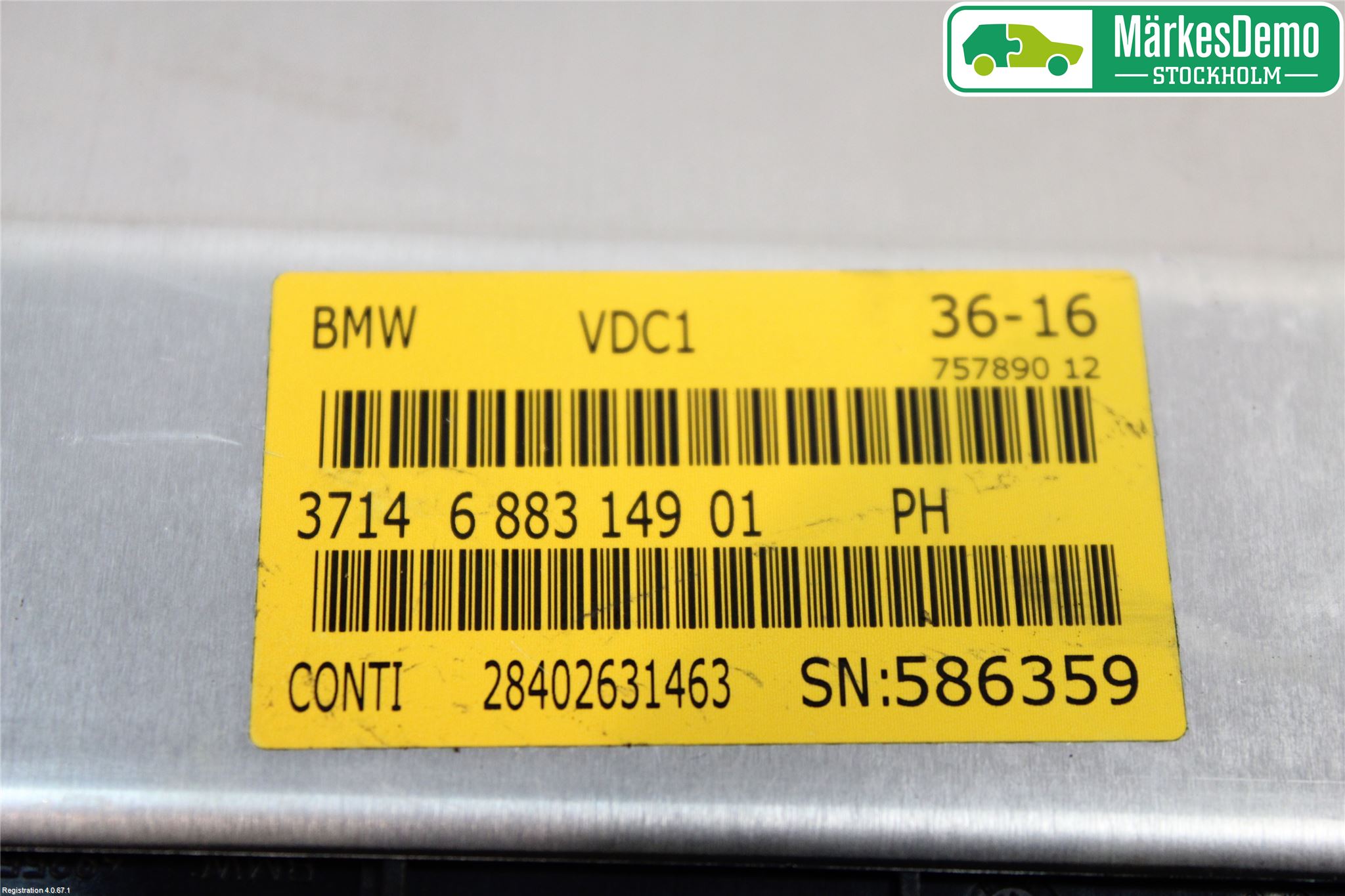 BMW X5 F15 13-18 Styrenhet Fjädring
