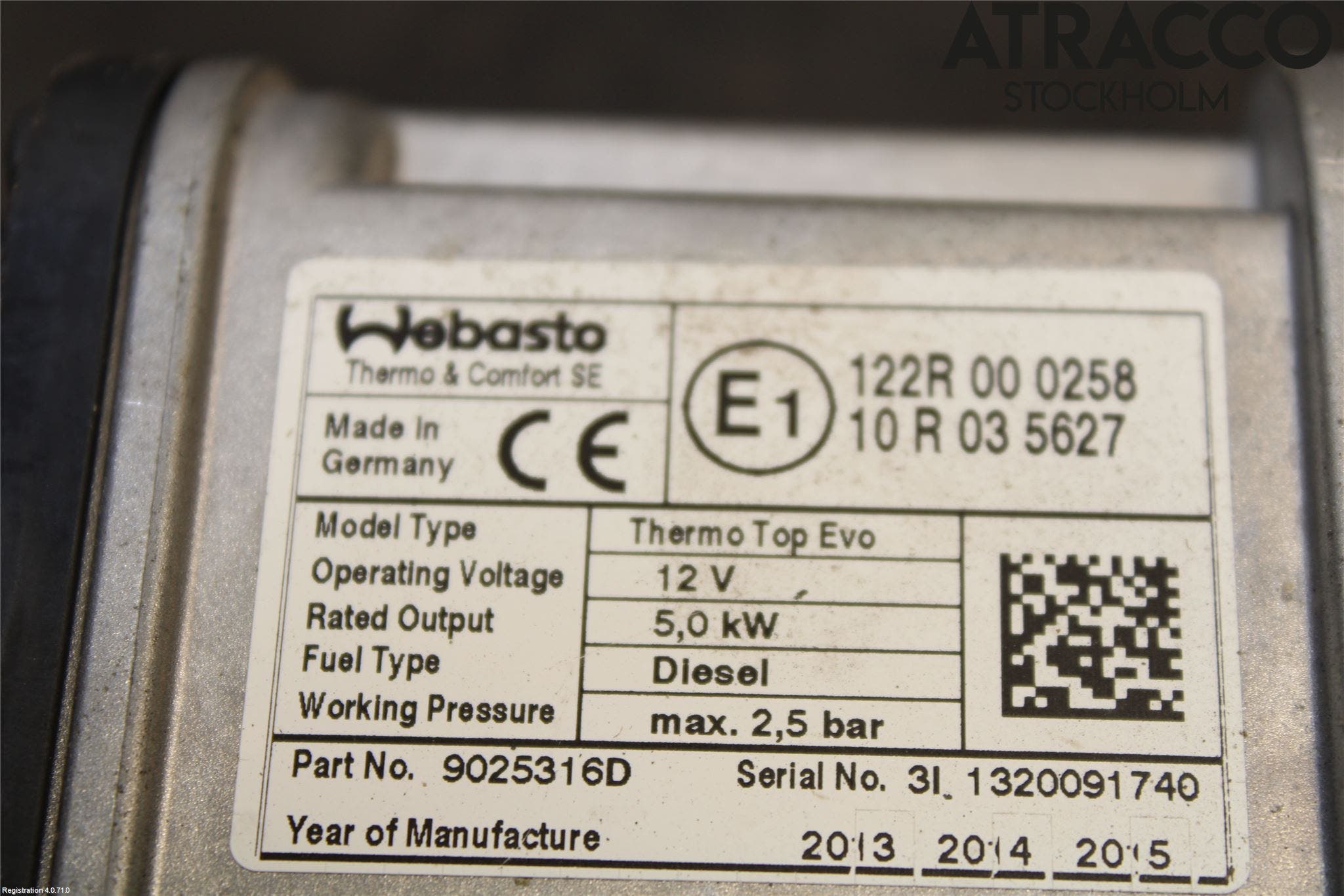 BMW X5 F15 13-18 Dieselvärmare