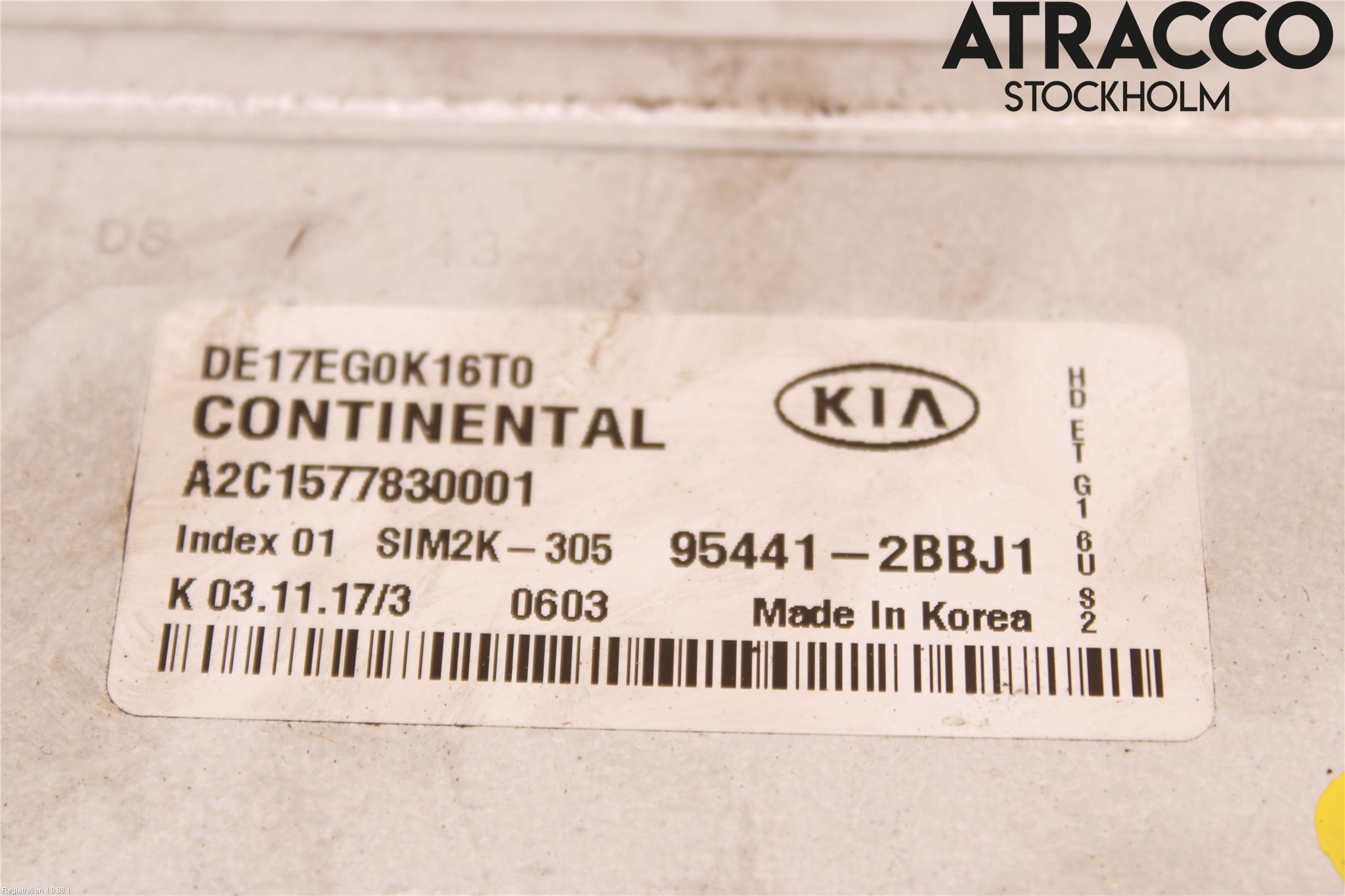 Kia NIRO (DE) 17-22 Styrenhet Växellåda