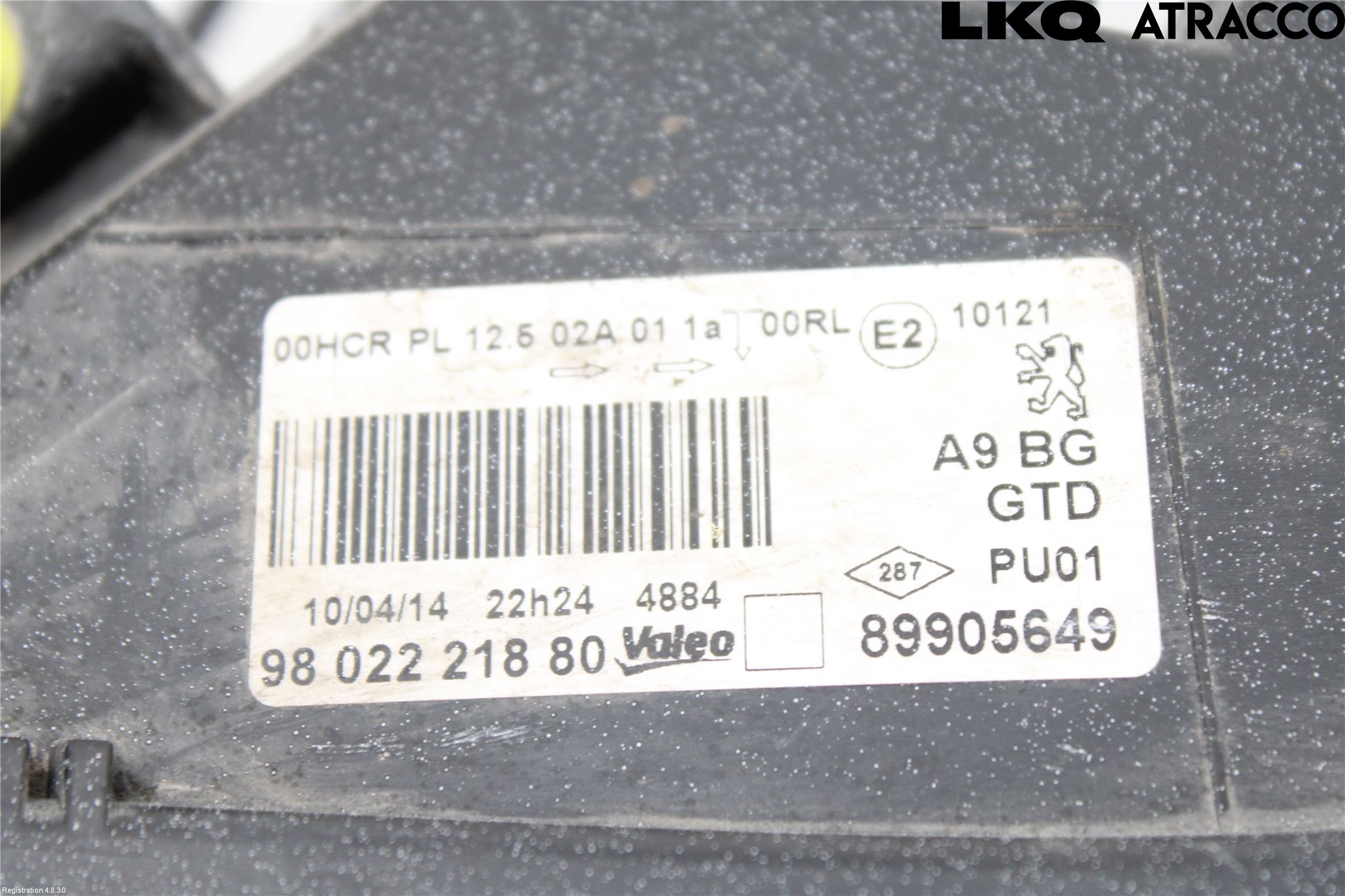 Peugeot 208 12-15 Strålkastare Vänster