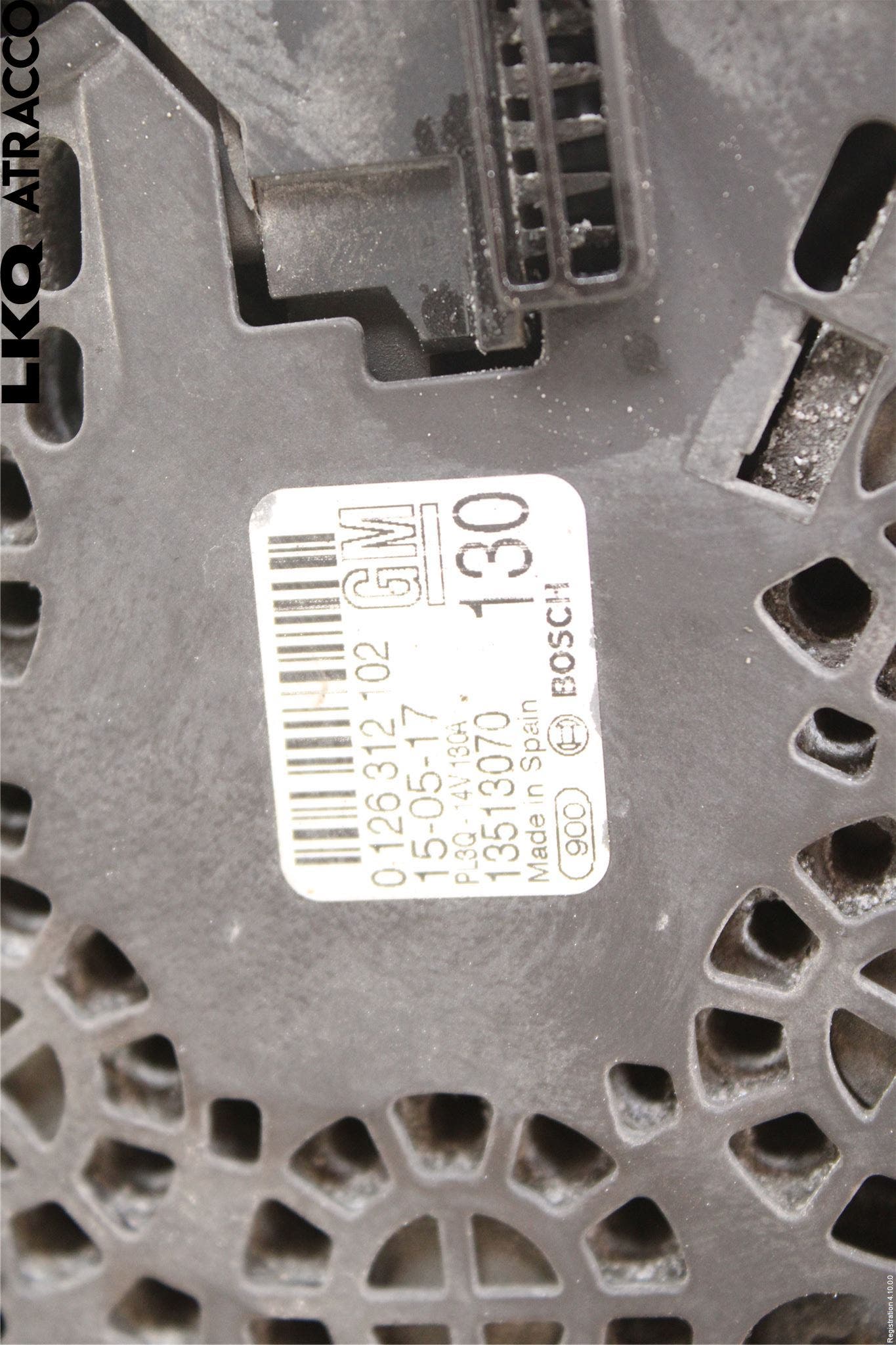 Opel ASTRA K 16-22 Generator