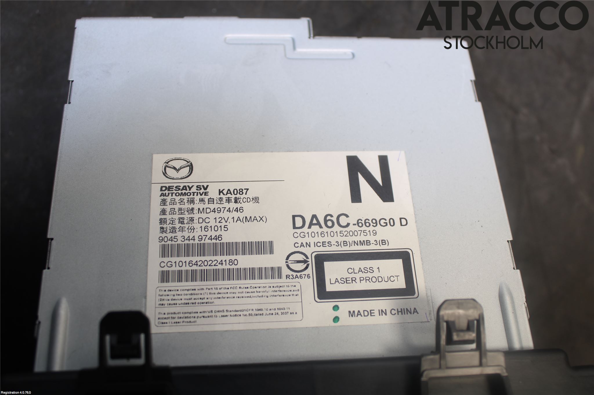 Mazda CX-3 Cd Radio - Multimediapanel