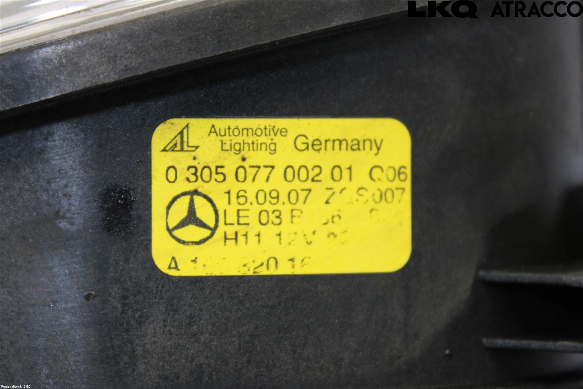 Mercedes-Benz MB C-KLASS (W204) 07-15 Dimljus-Varselljus Fram