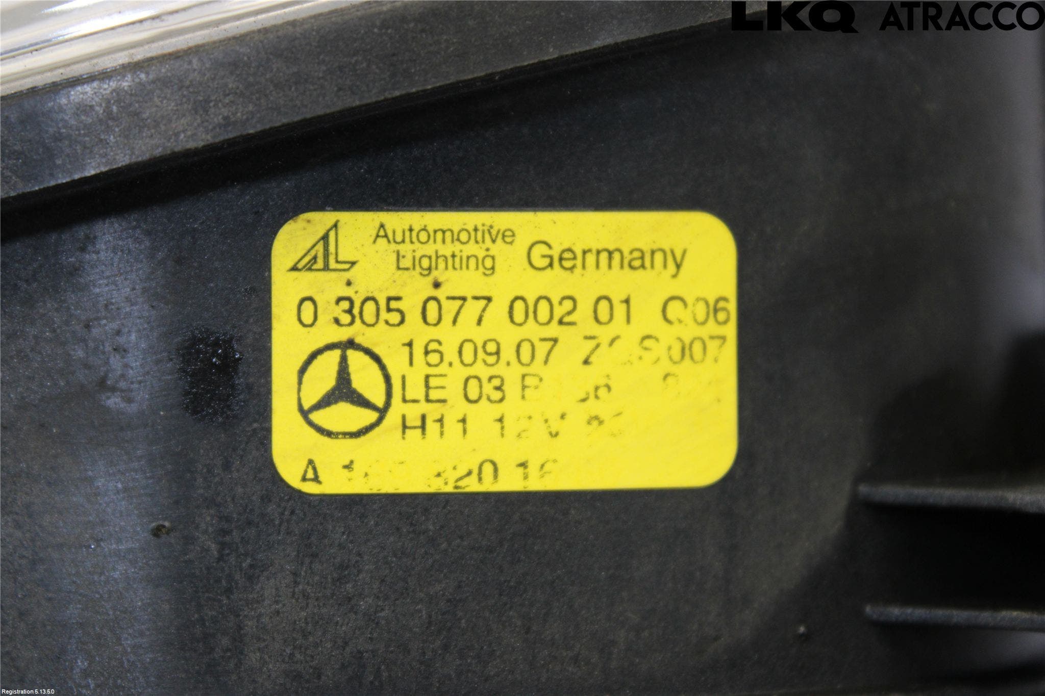 Mercedes-Benz MB C-KLASS (W204) 07-15 Dimljus-Varselljus Fram