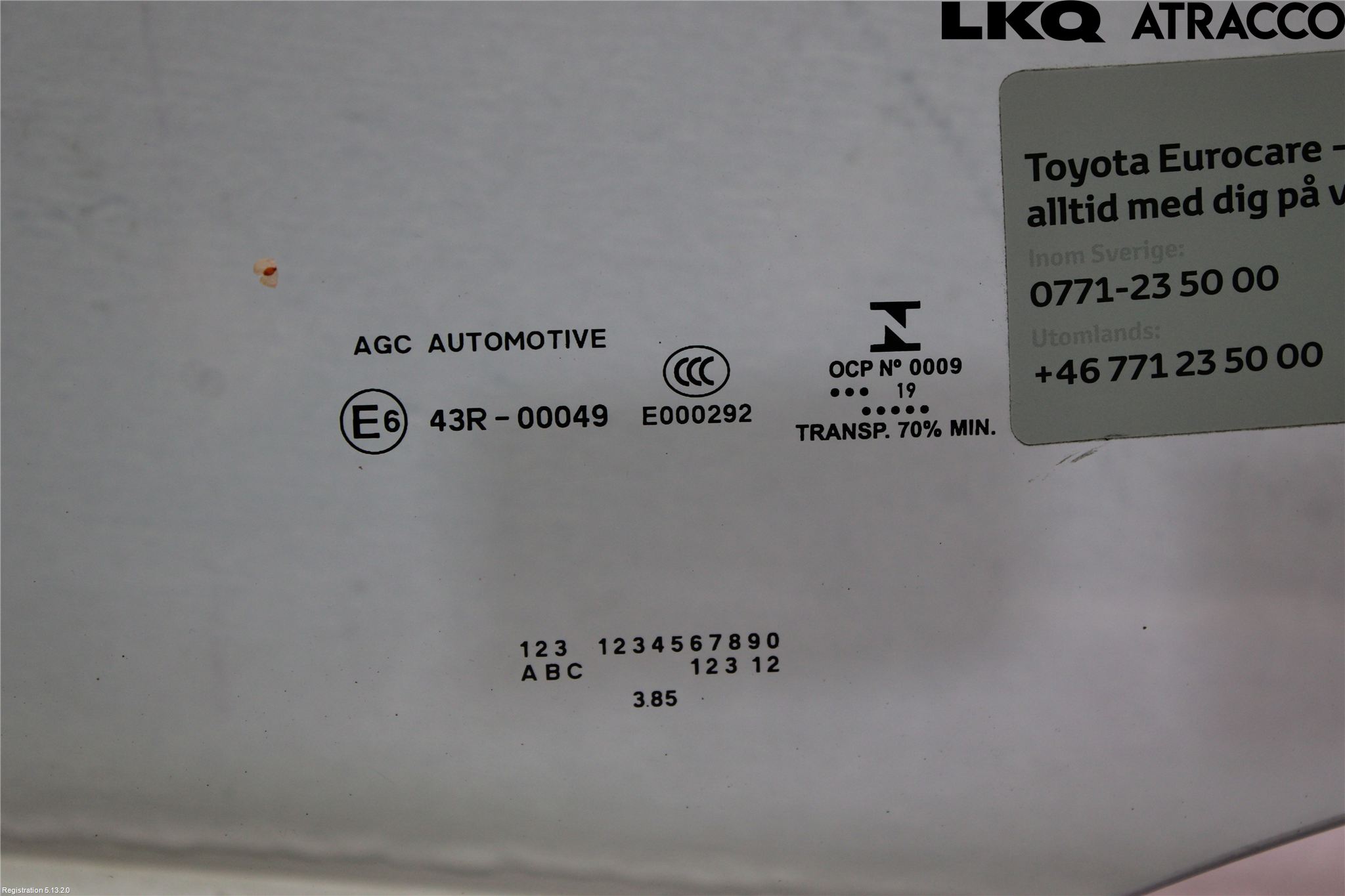 Toyota PROACE II 16- Dörruta Fram Vänster