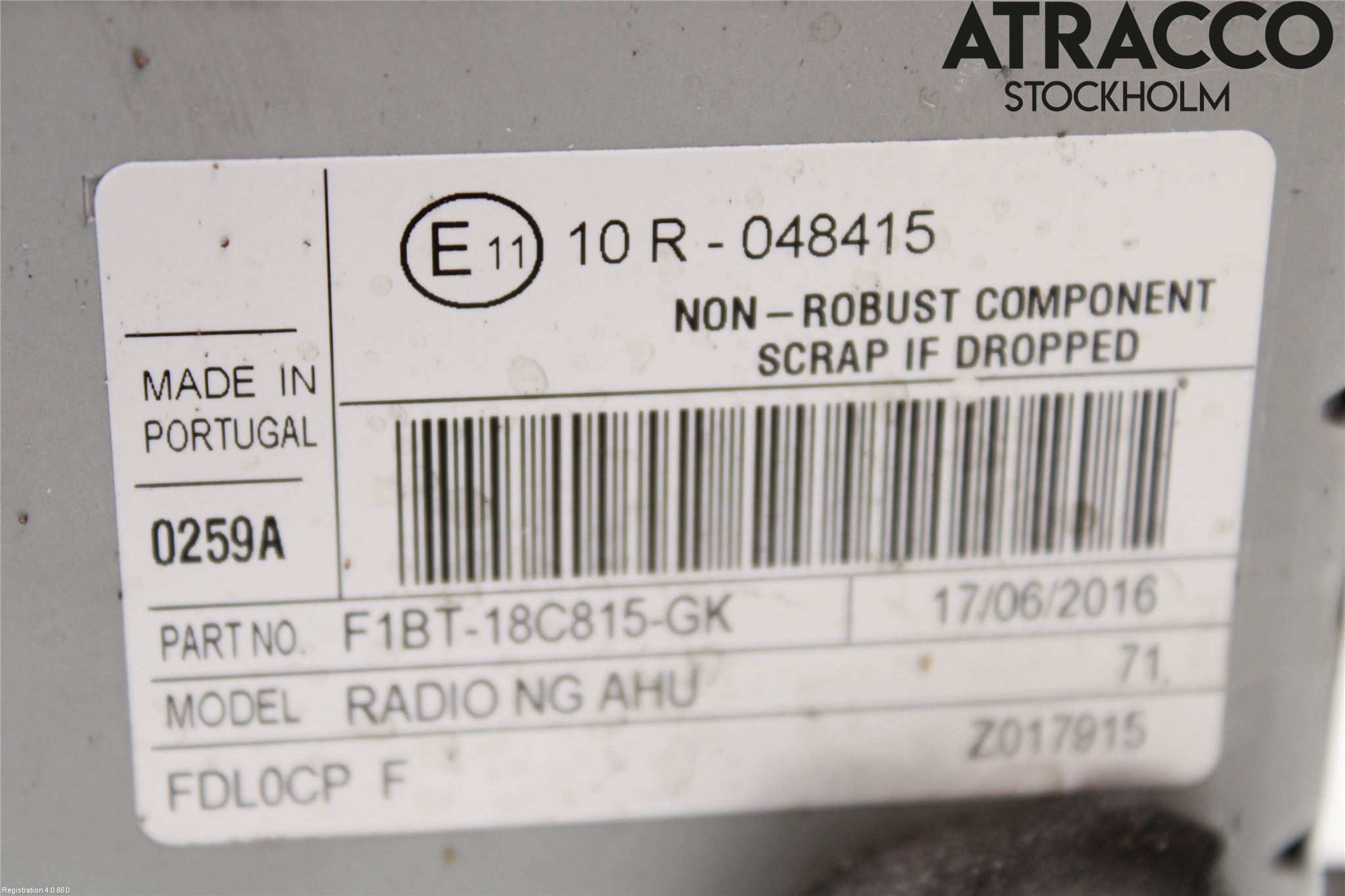 Ford TRANSIT/TOURNEO CONNECT 13-22 Cd Radio - Multimediapanel