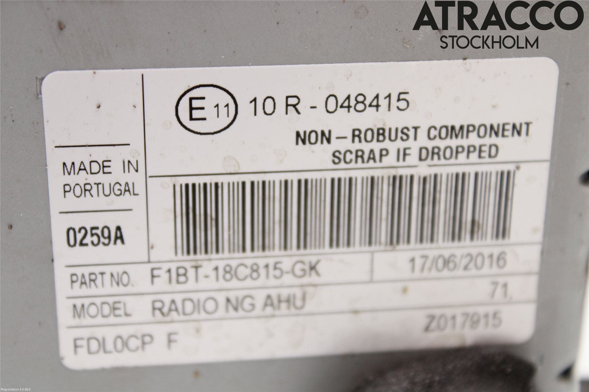 Ford TRANSIT/TOURNEO CONNECT 13-22 Cd Radio - Multimediapanel