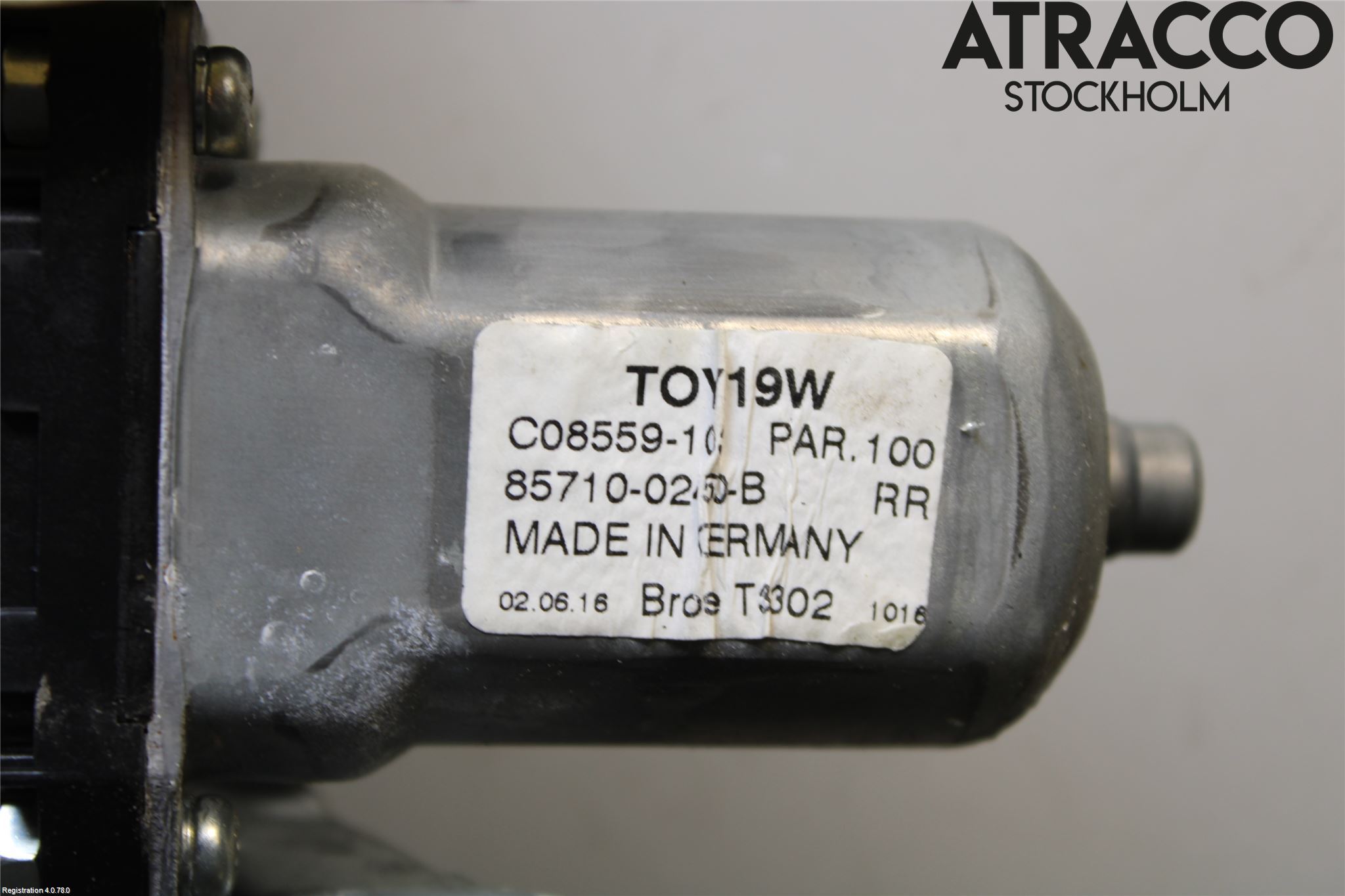 Toyota AURIS 13-19 Fönsterhiss El Kompl