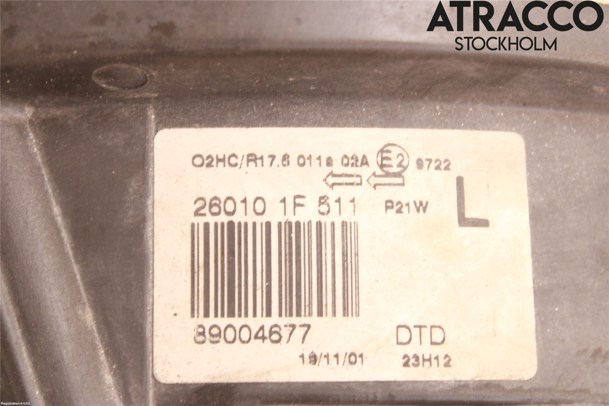 Nissan MICRA 99-02 Strålkastare Höger