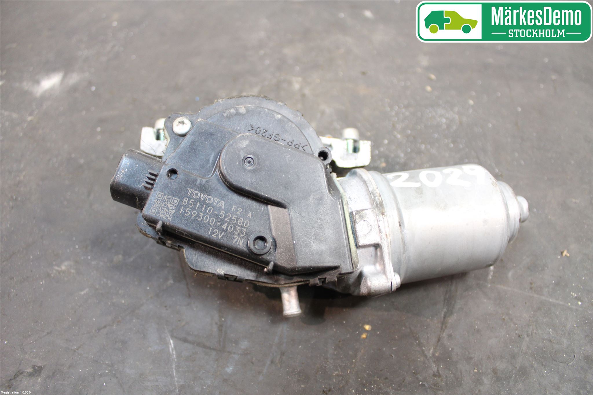Toyota VERSO-S 11-16 Torkarmotor Vindruta