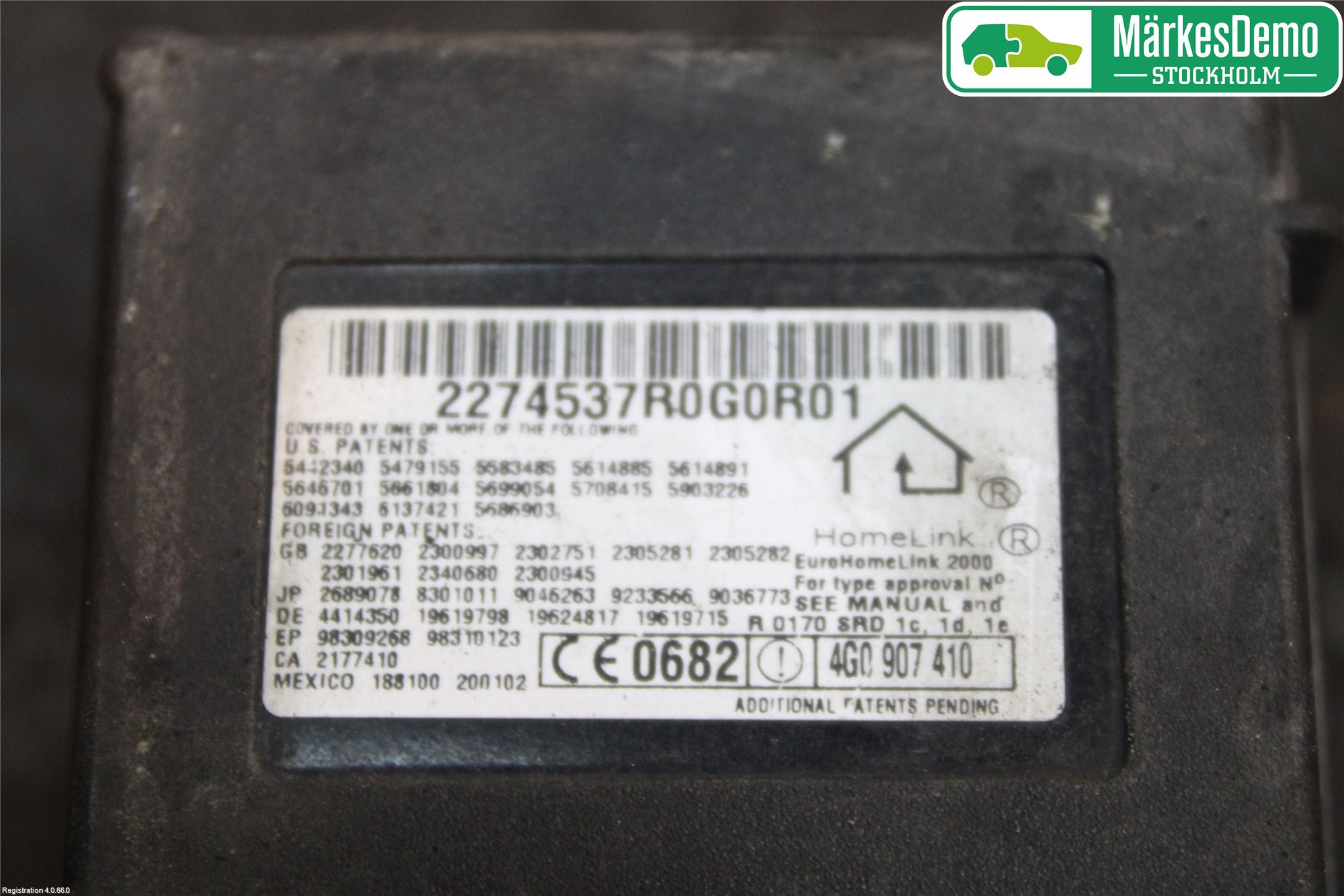 Audi A6/S6 4G 11-18 Styrenhet Övrigt