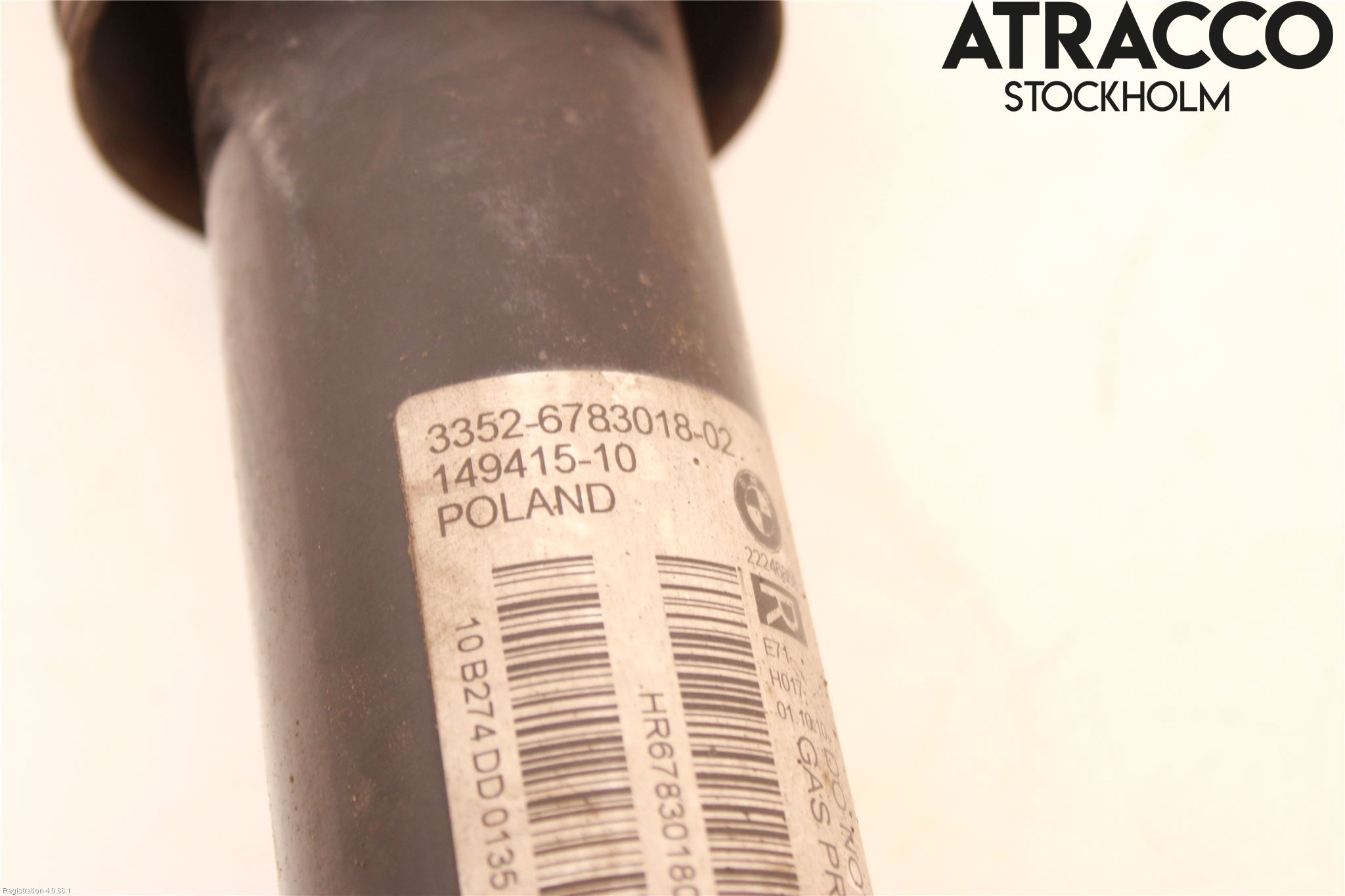 BMW X6 E71/E72   08-14 Stötdämpare Bak