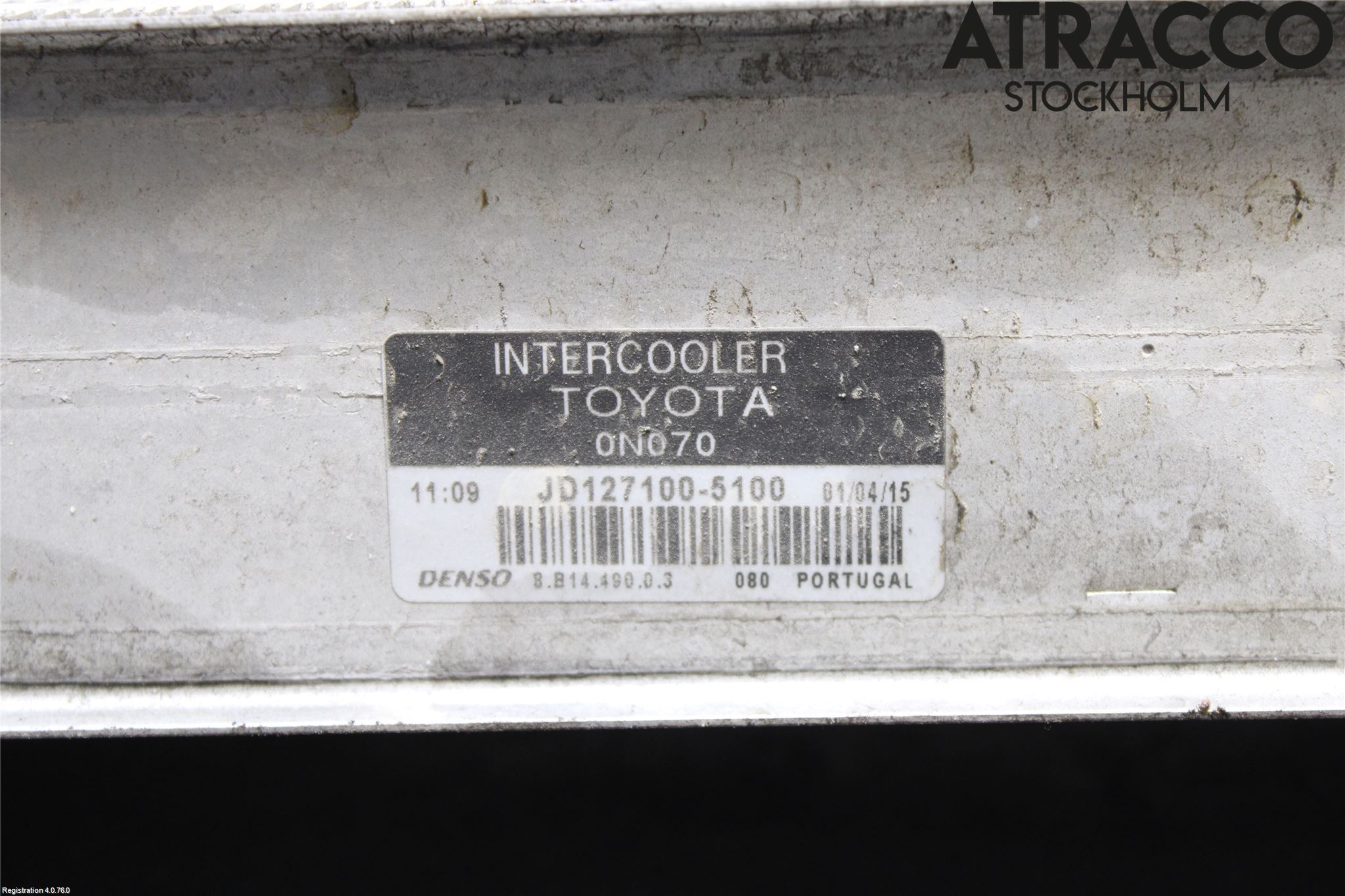 Toyota URBAN CRUISER Laddluft-Intercooler Kyl