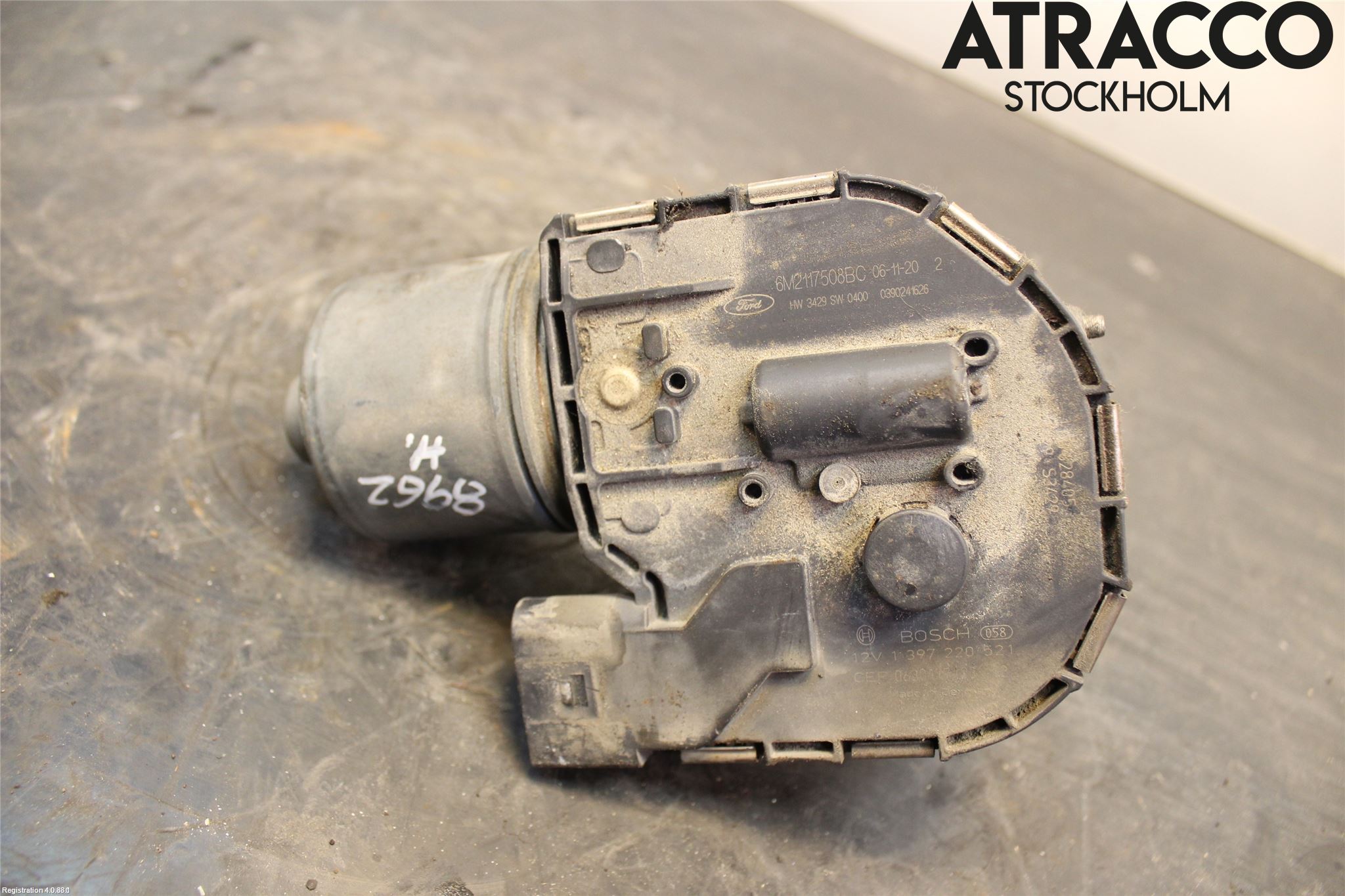 Ford S-MAX 06-15 Torkarmotor Vindruta