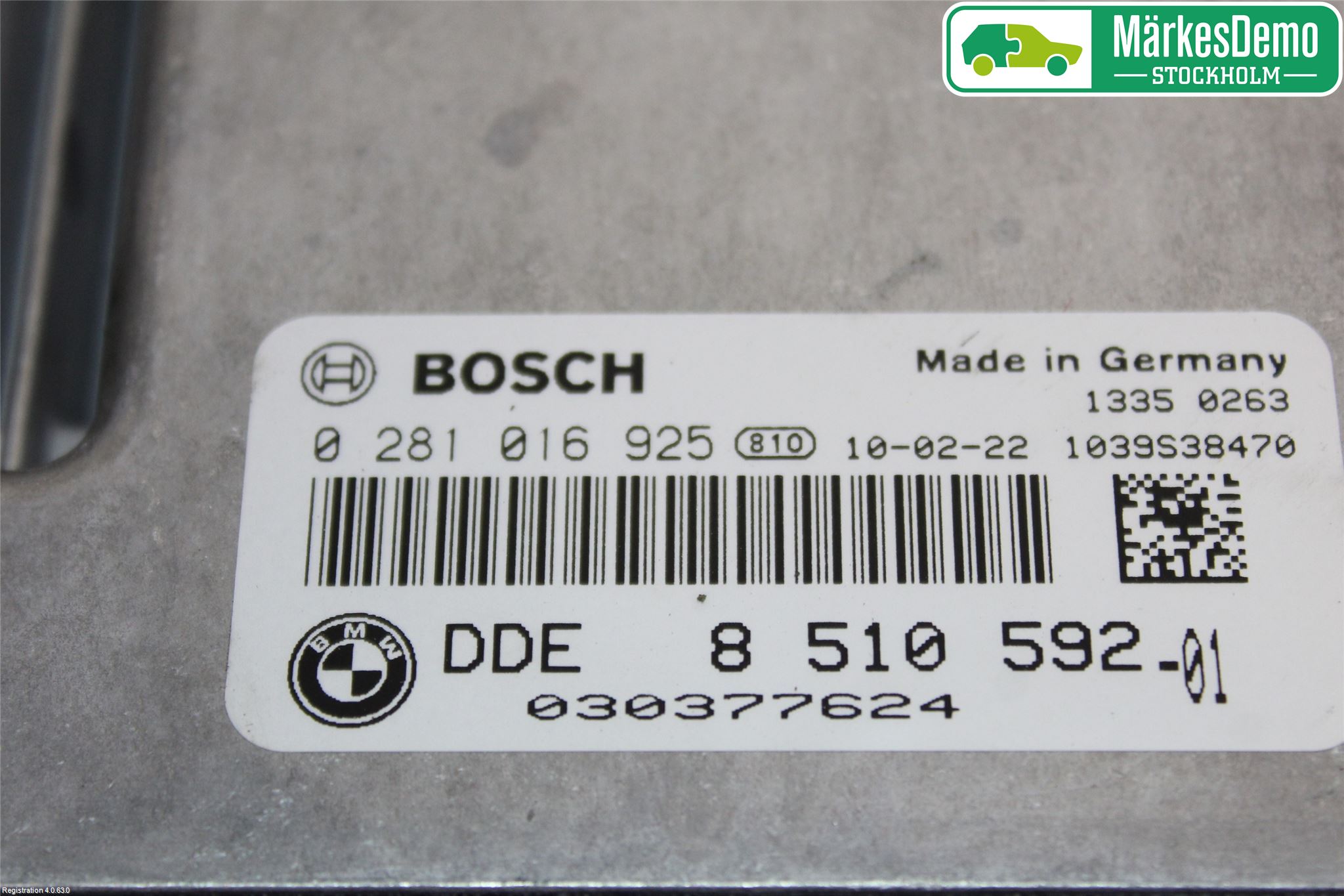 BMW X1 E84 10-15 Styrenhet Insprut Bensin