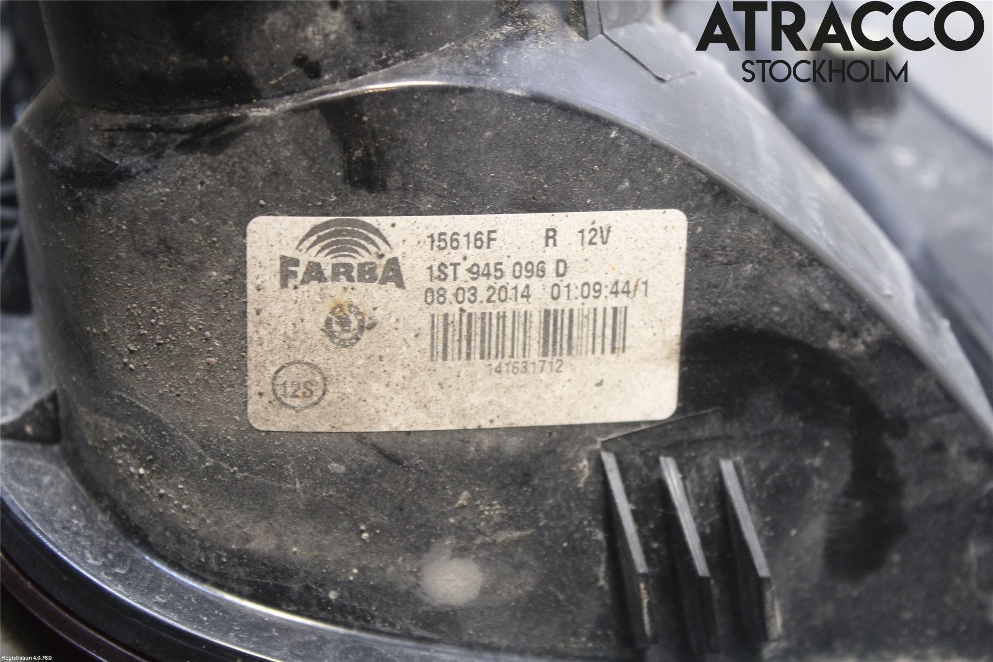 Skoda CITIGO / CITIGO E IV Bakljus Höger