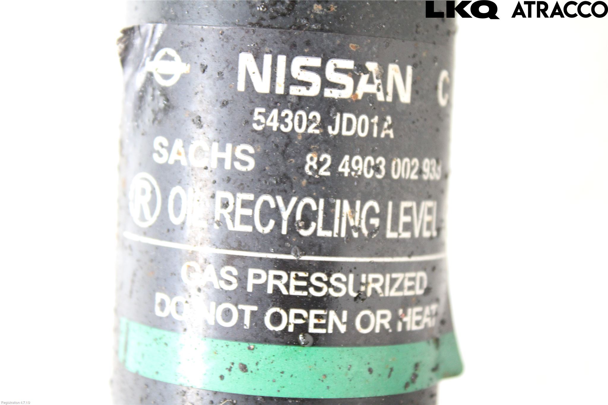 Nissan QASHQAI   07-10 Fjäderben Fram Höger