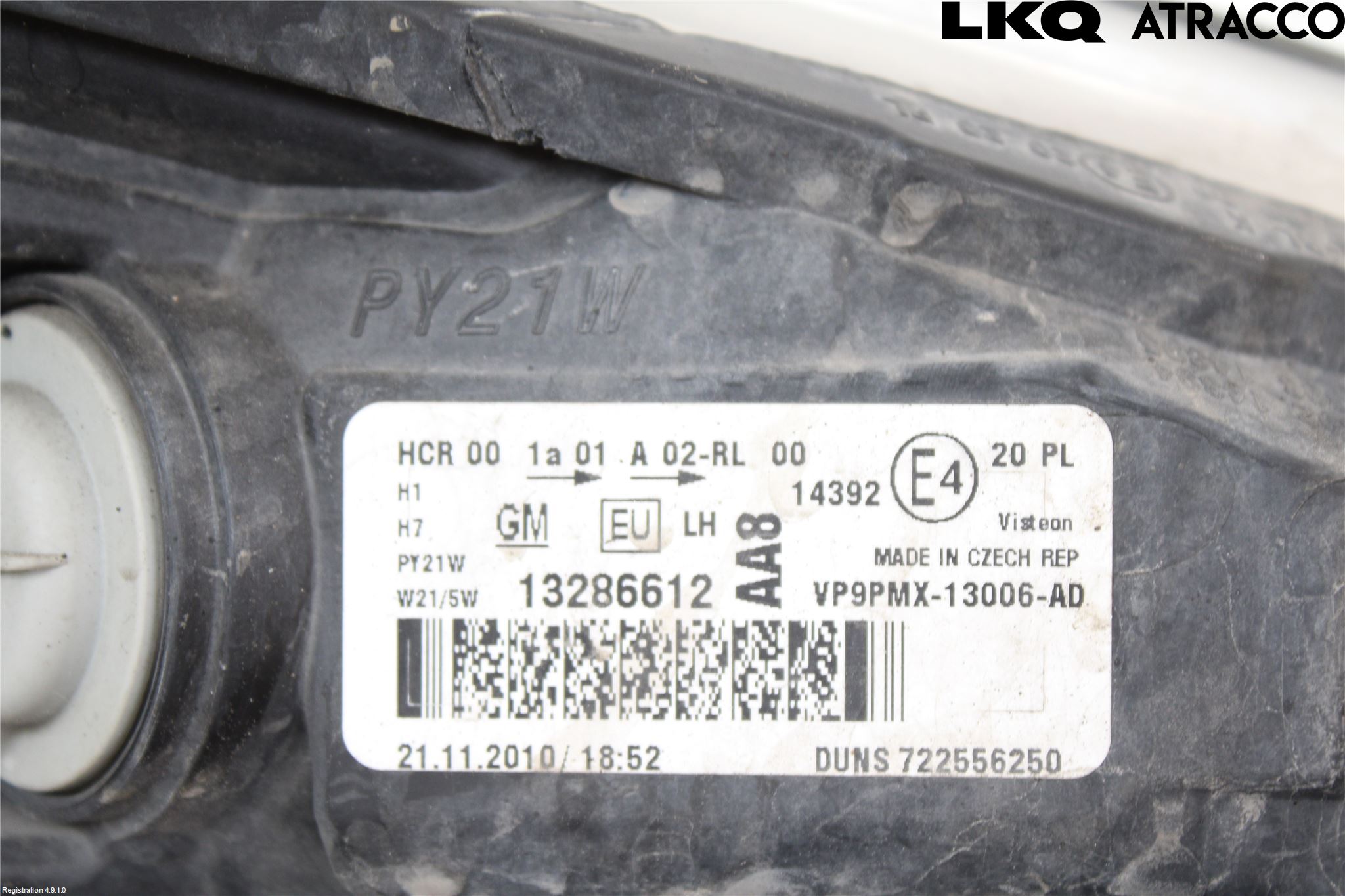 Opel MERIVA B 10-17 Strålkastare Vänster