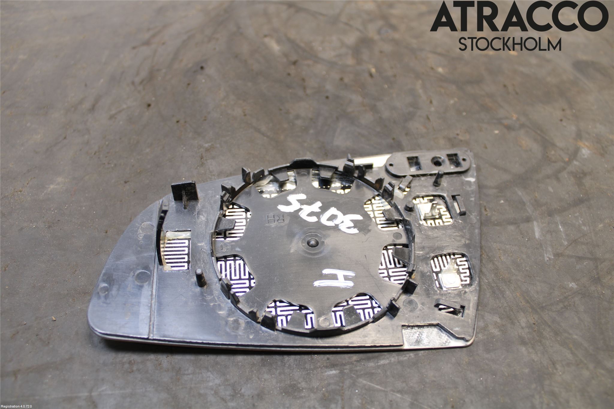 Audi A4/S4 01-05 Spegelglas Vä