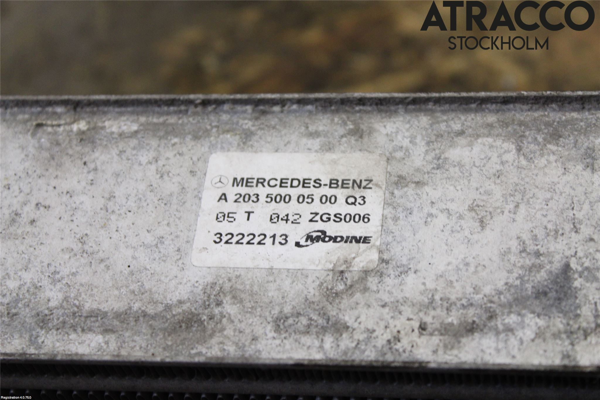 Mercedes-Benz MB C (203) 00-07 Laddluft-Intercooler Kyl