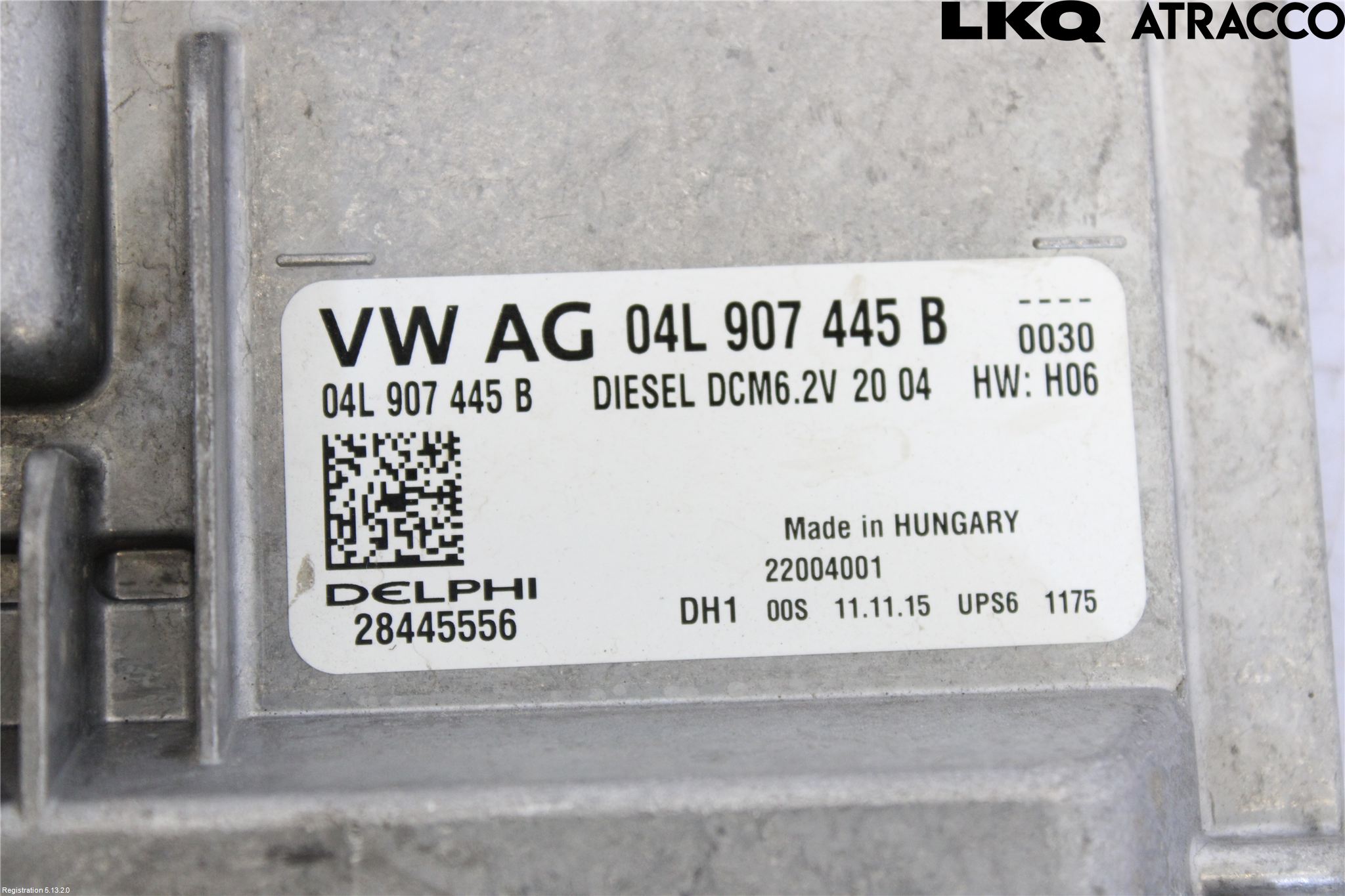Volkswagen VW GOLF / E-GOLF VII 13-20 Styrenhet Inspump Diesel