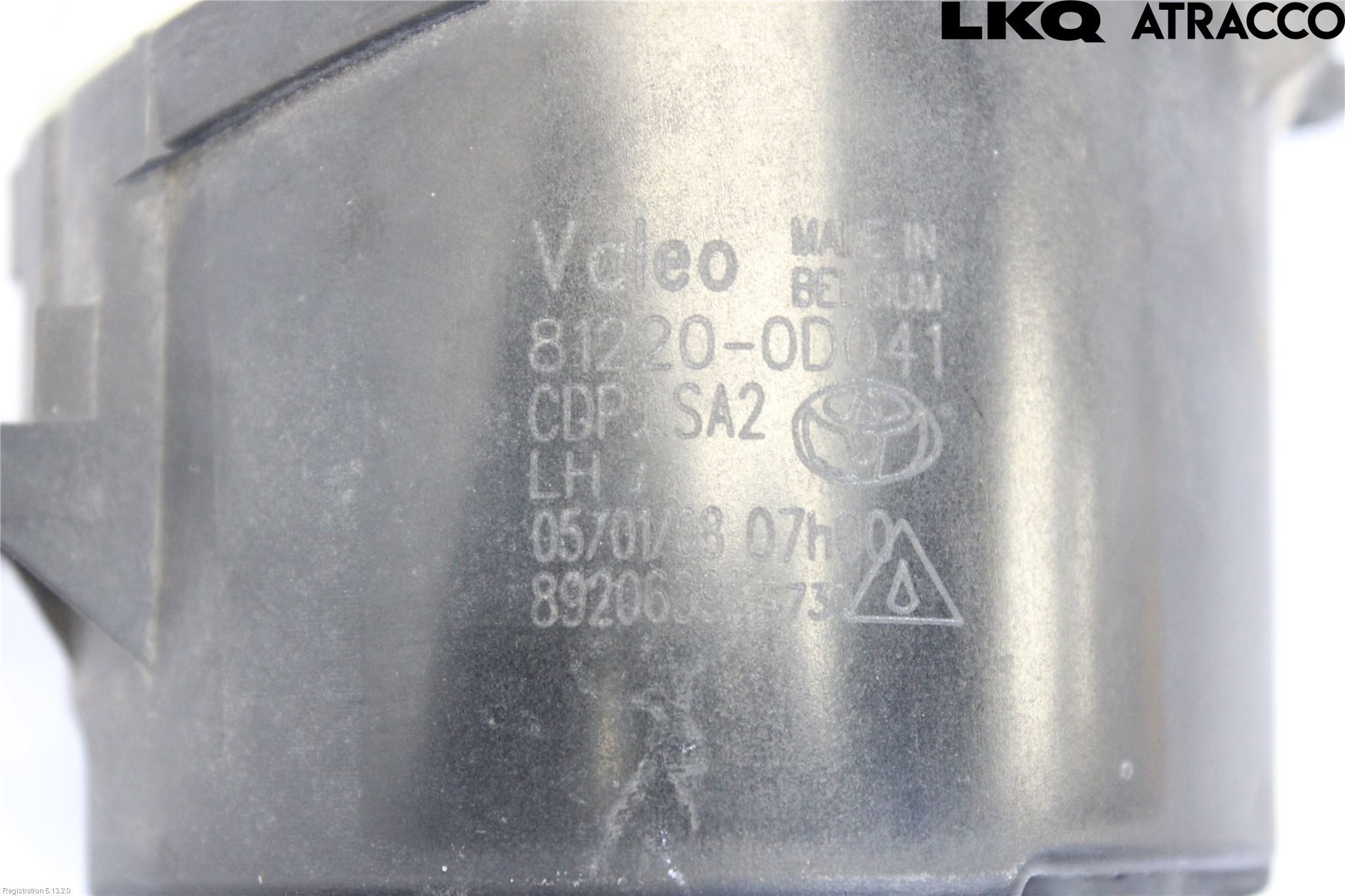 Toyota AURIS 10-12 Dimljus-Varselljus Fram